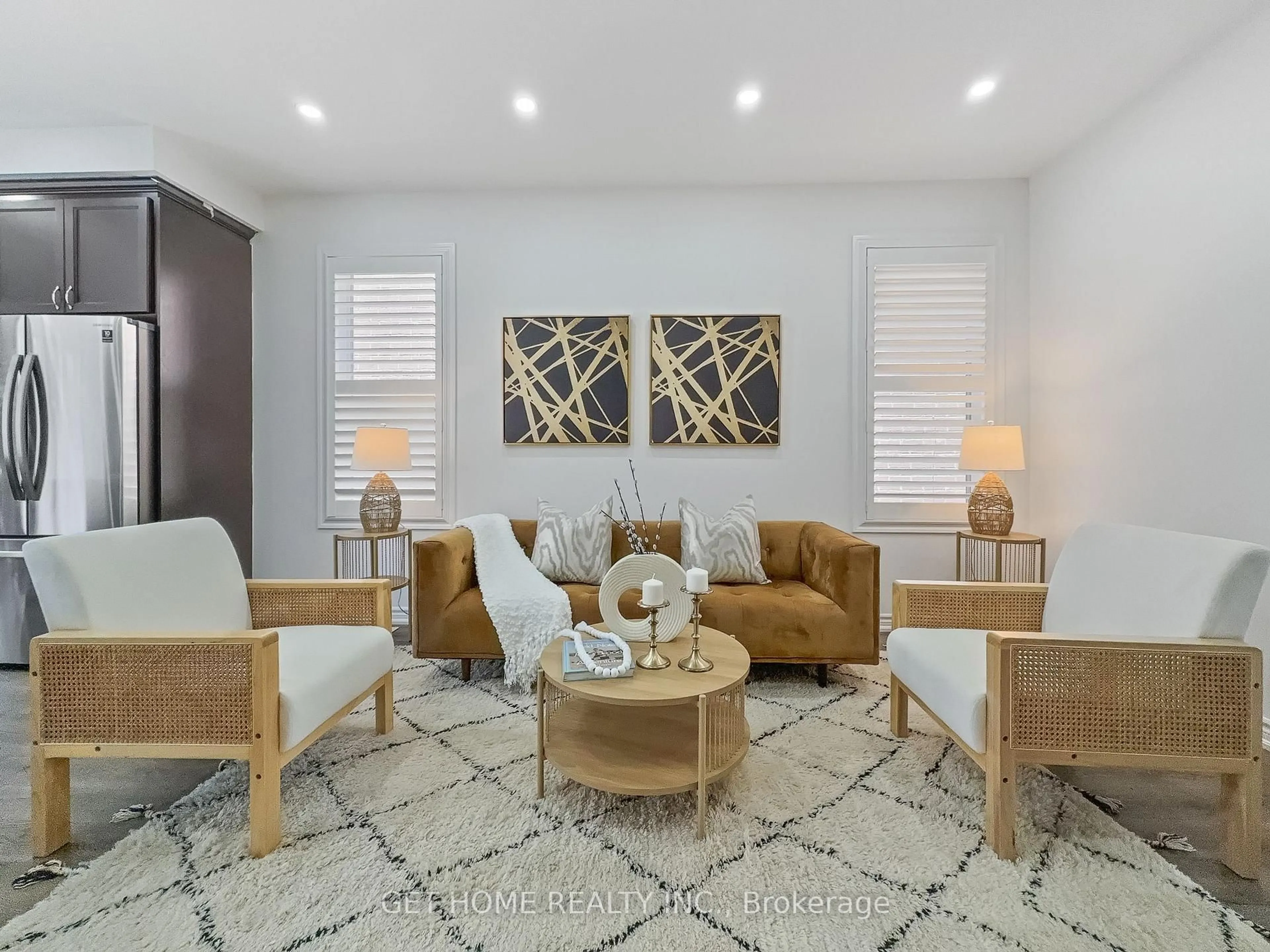 Living room with furniture, unknown for 975 Whitlock Ave #82, Milton Ontario L9E 1S9