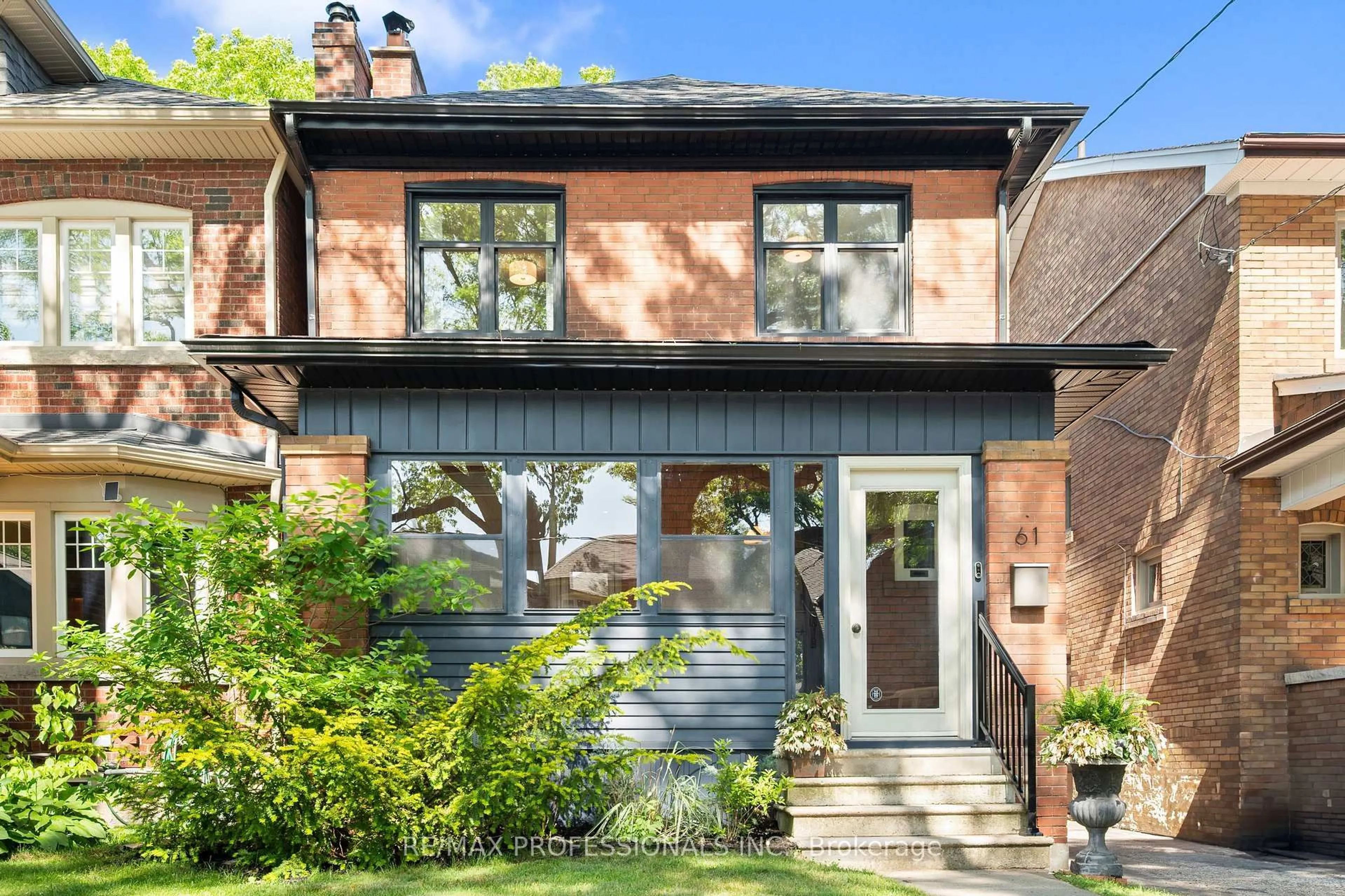 Home with brick exterior material, street for 61 Evans Ave, Toronto Ontario M6S 3V7