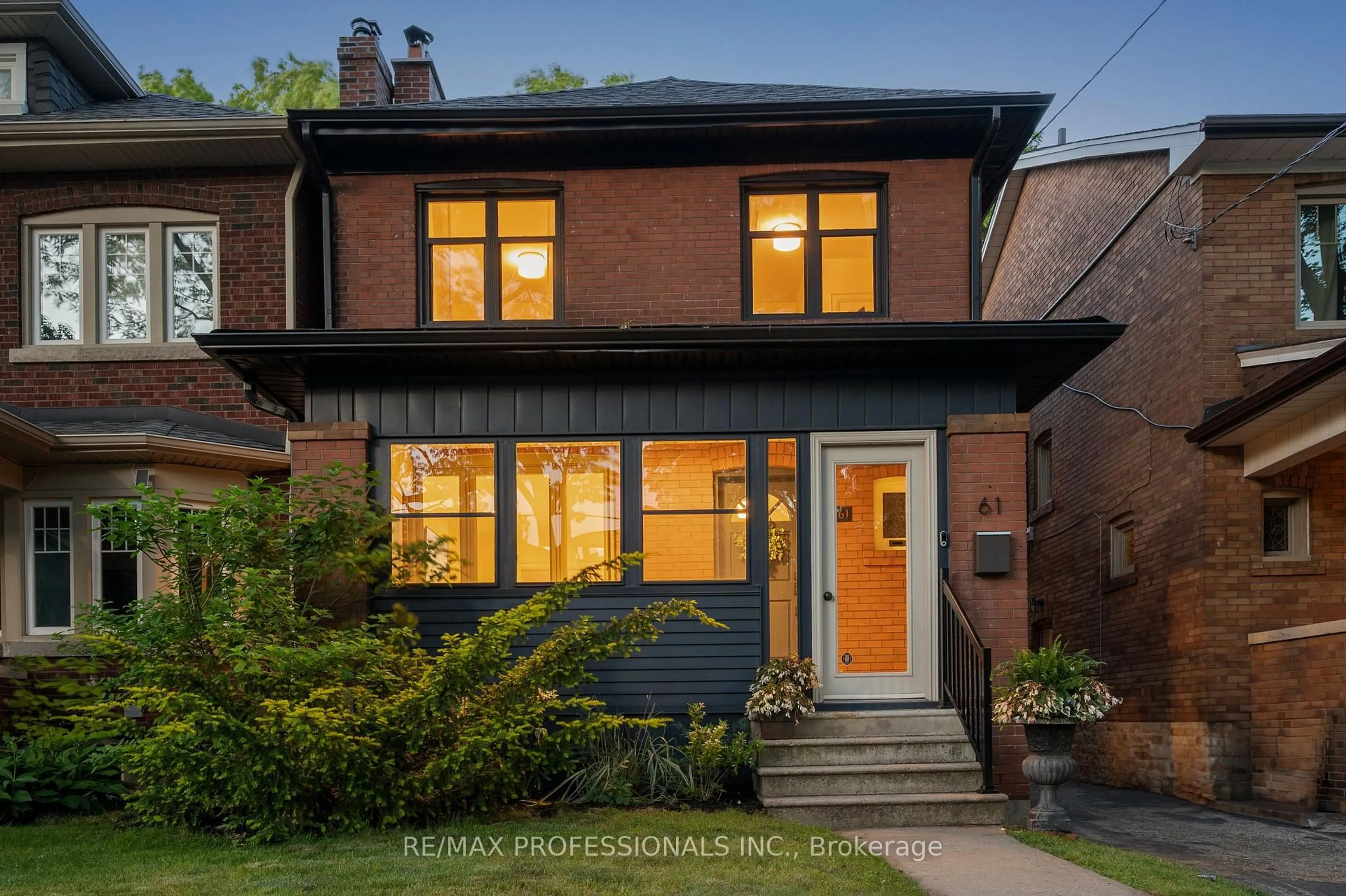 Home with brick exterior material, street for 61 Evans Ave, Toronto Ontario M6S 3V7