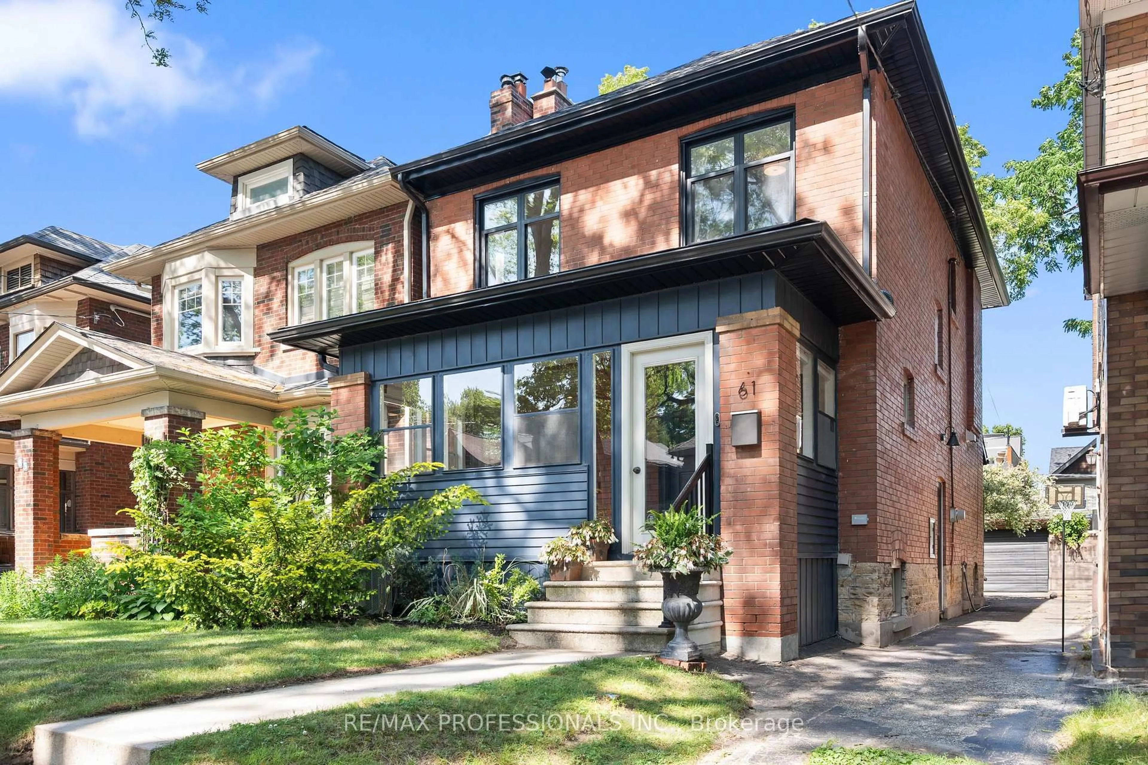 Home with brick exterior material, street for 61 Evans Ave, Toronto Ontario M6S 3V7