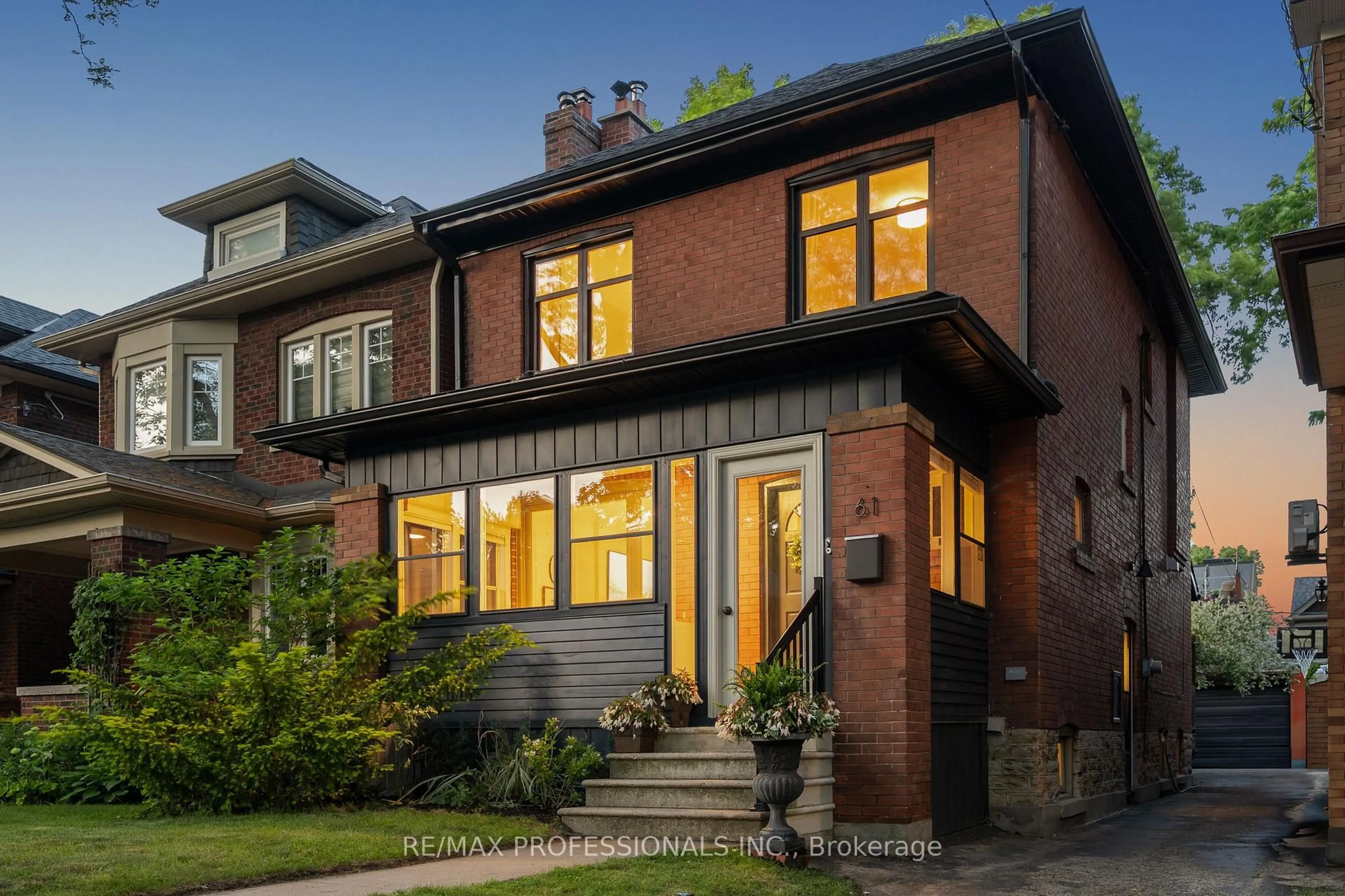 Home with brick exterior material, street for 61 Evans Ave, Toronto Ontario M6S 3V7