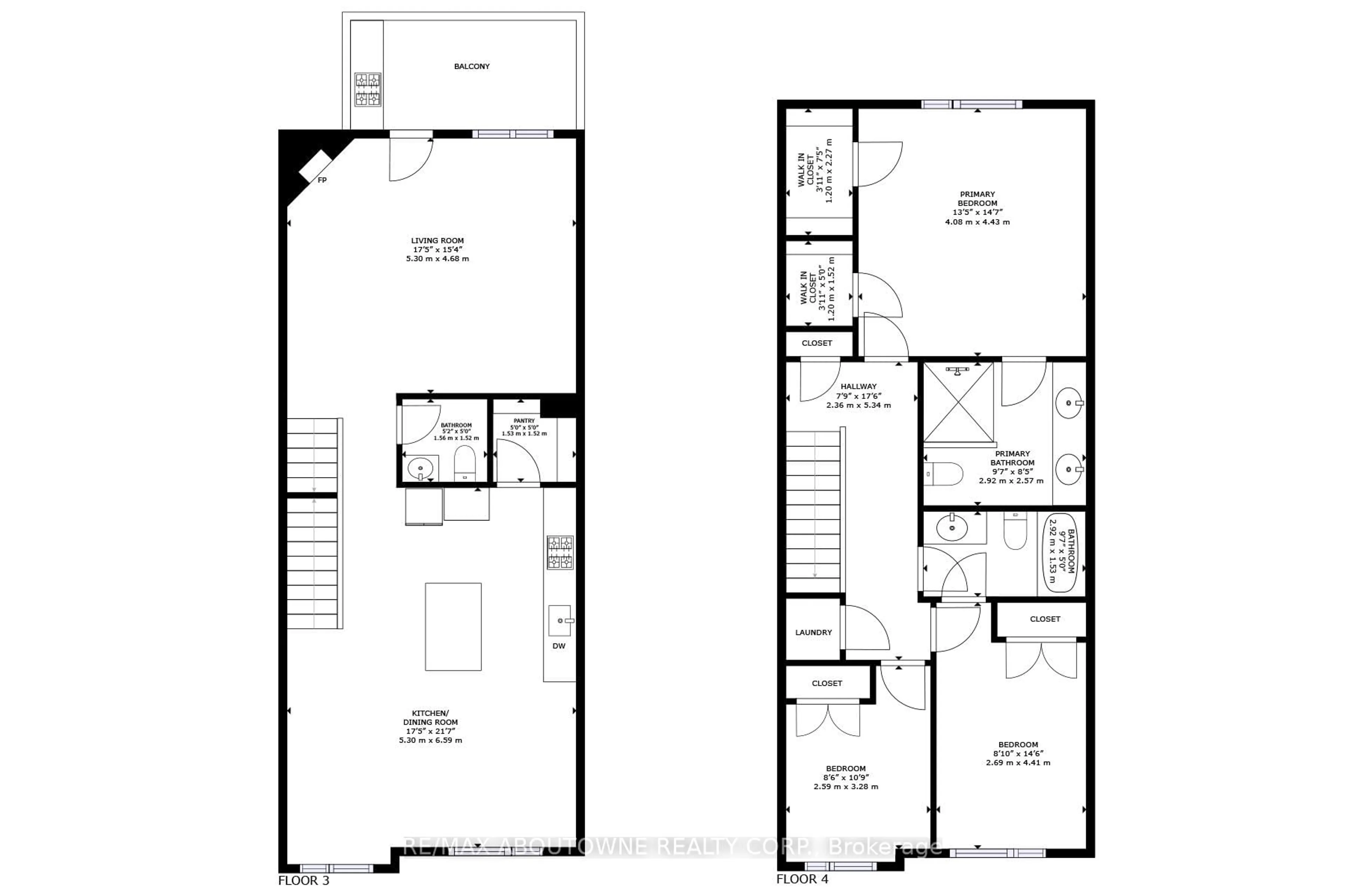 Floor plan for 3227 Ellyn Common, Burlington Ontario L7N 0A3