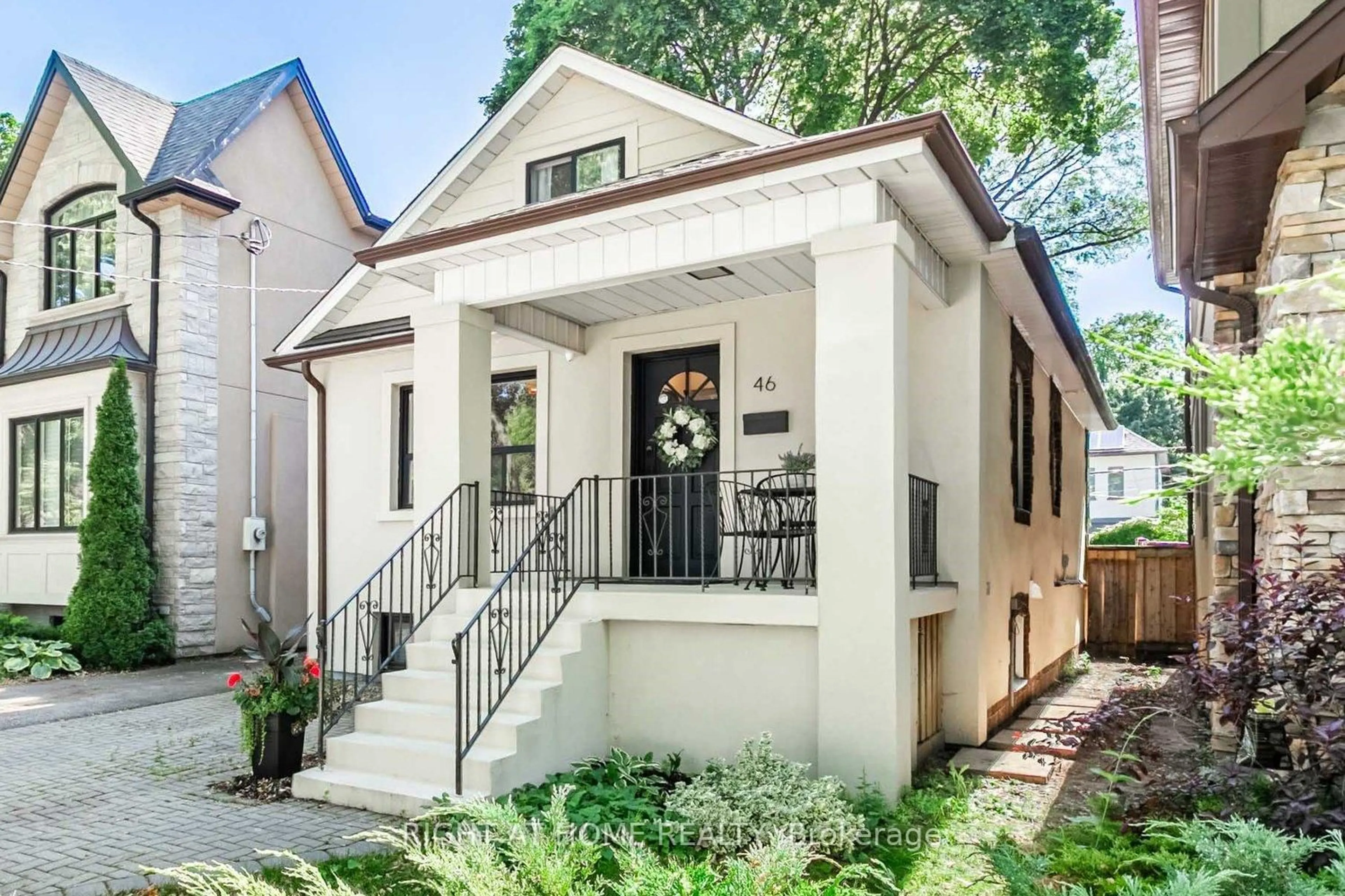 Home with brick exterior material, street for 46 Clissold Rd, Toronto Ontario M8Z 4T5