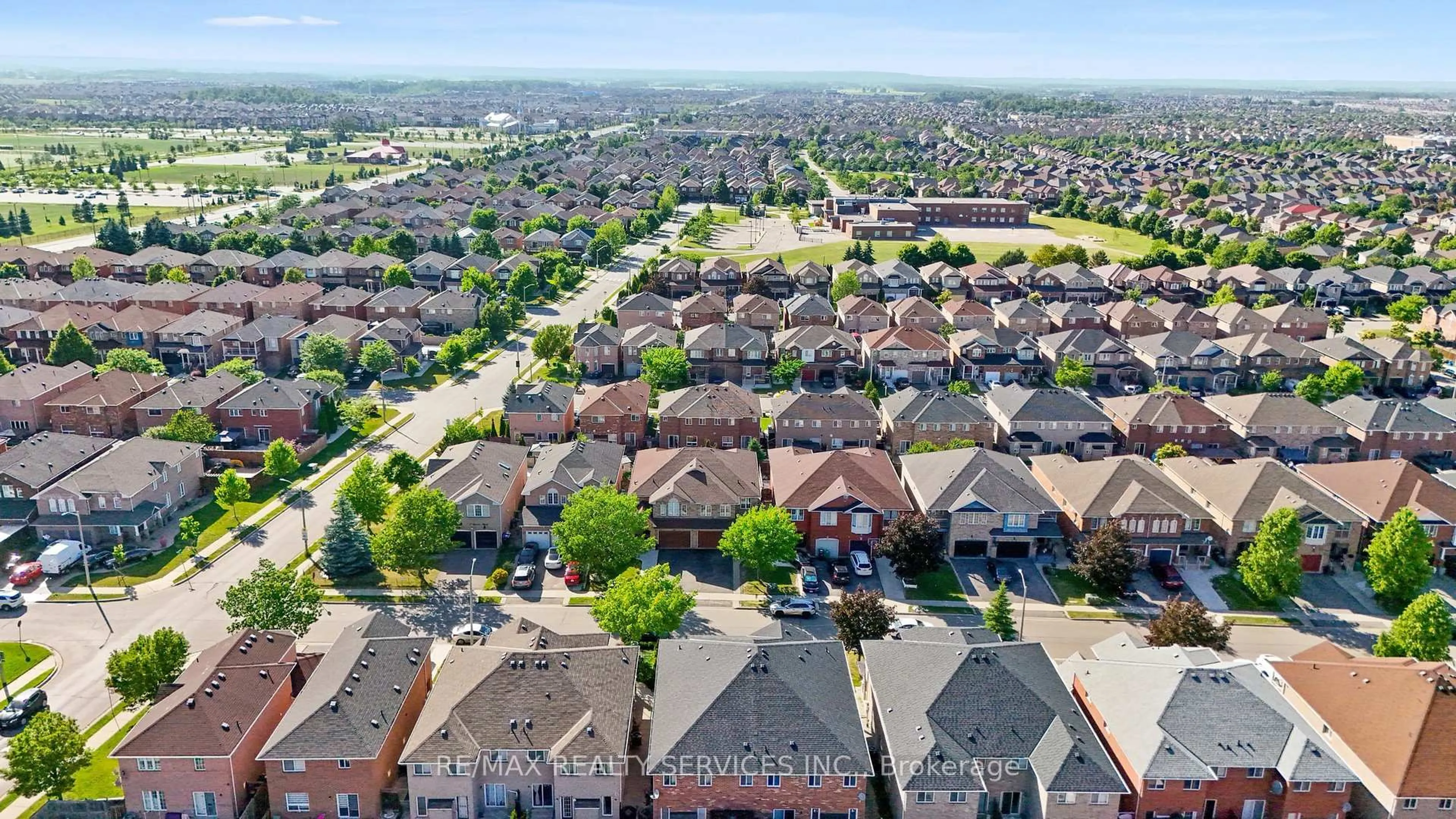 A pic from outside/outdoor area/front of a property/back of a property/a pic from drone, street for 8 Capistro St, Brampton Ontario L7A 3J3