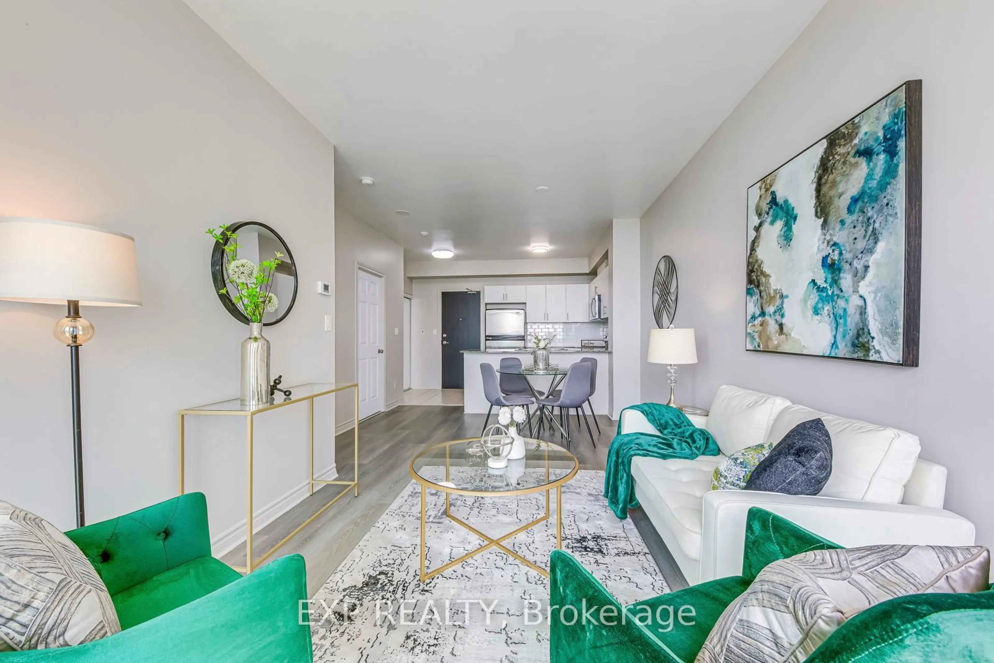 Living room with furniture, unknown for 3504 Hurontario St #2303, Mississauga Ontario L5B 0B9