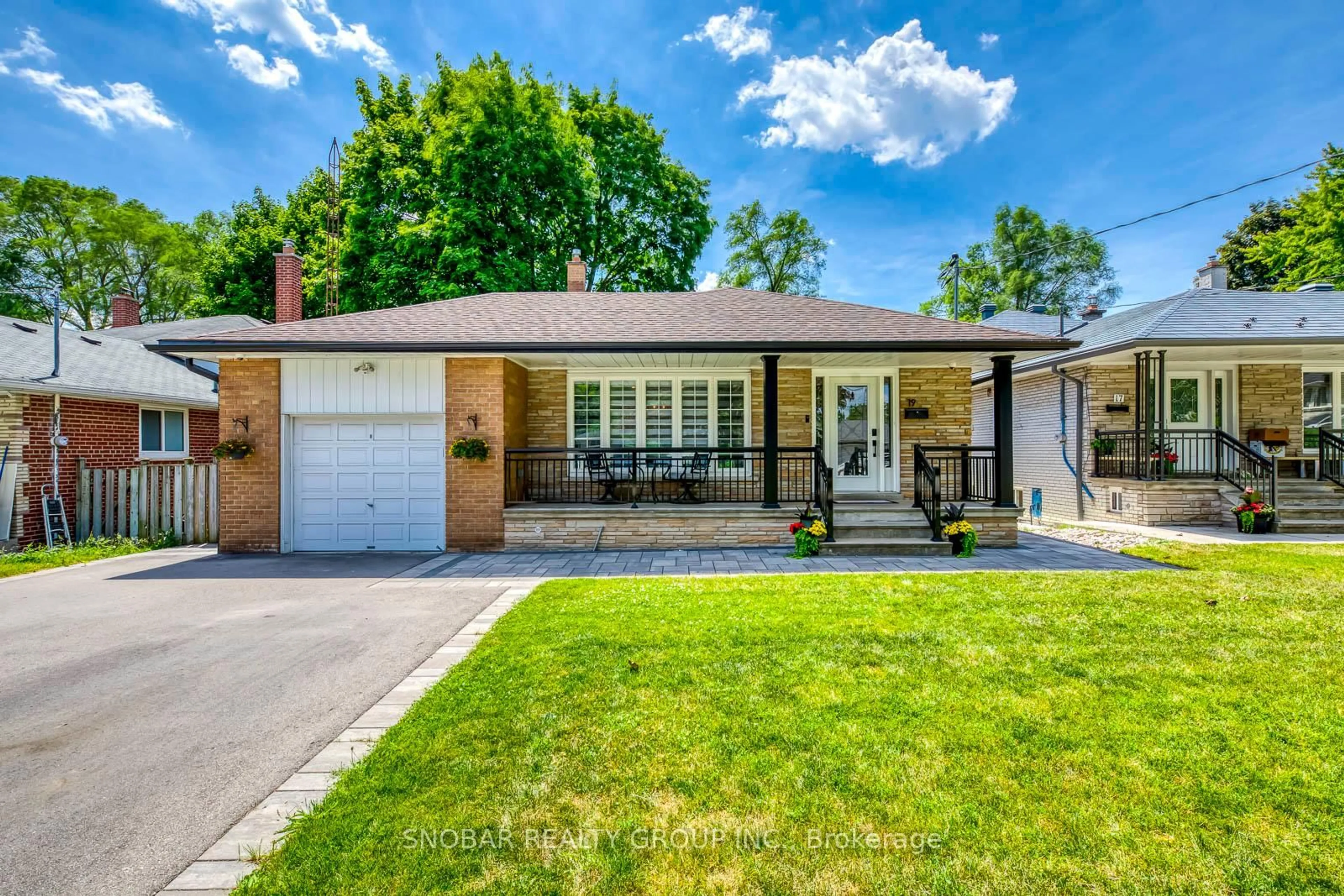 Home with brick exterior material, street for 19 Forest Path Crt, Toronto Ontario M9V 1L4