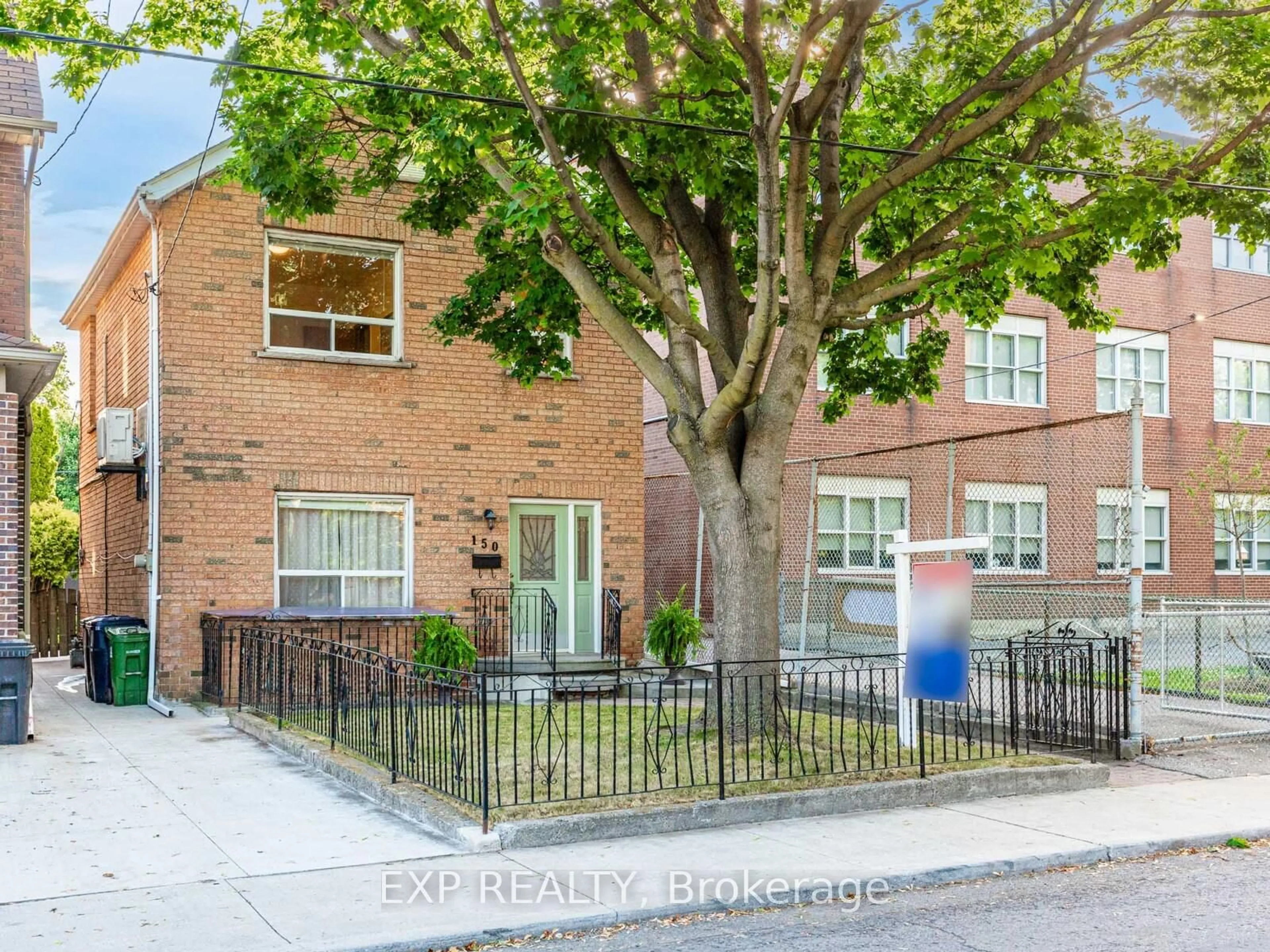 Home with brick exterior material, street for 150 Edwin Ave, Toronto Ontario M6P 3Z9