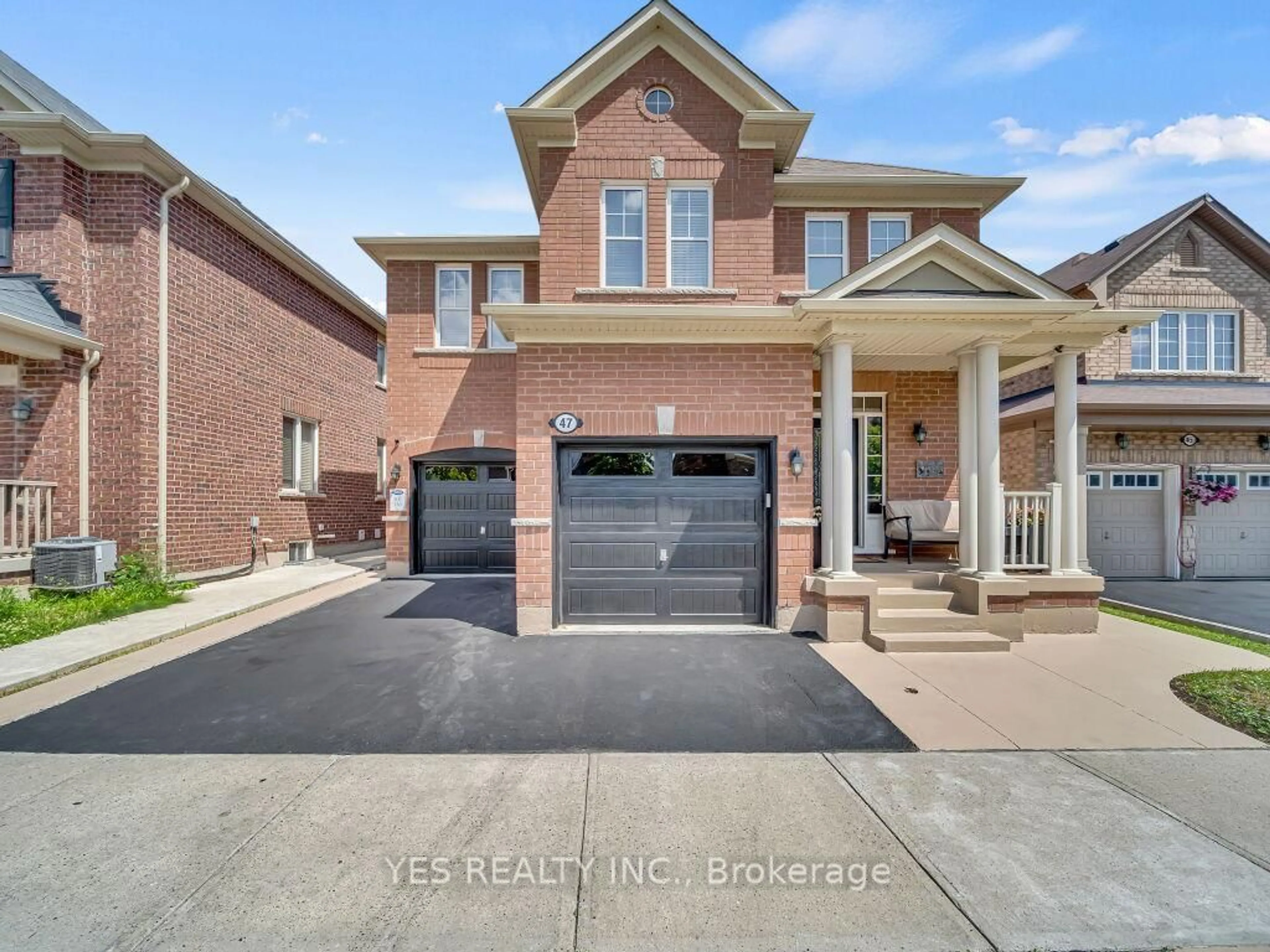 Home with brick exterior material, street for 47 Agricola Rd, Brampton Ontario L7A 0V6