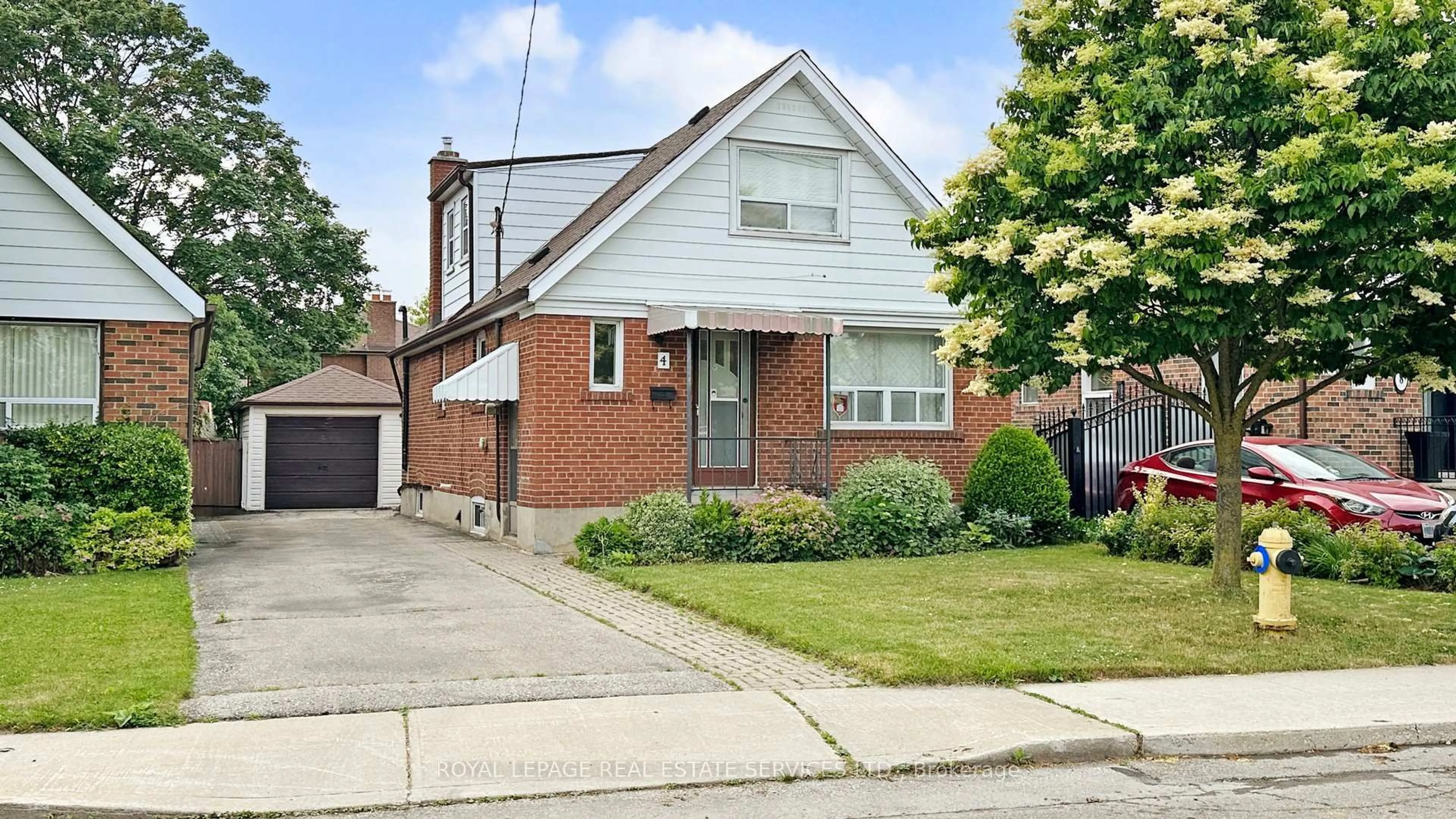 Home with brick exterior material, street for 4 Colfax St, Toronto Ontario M6M 3K5