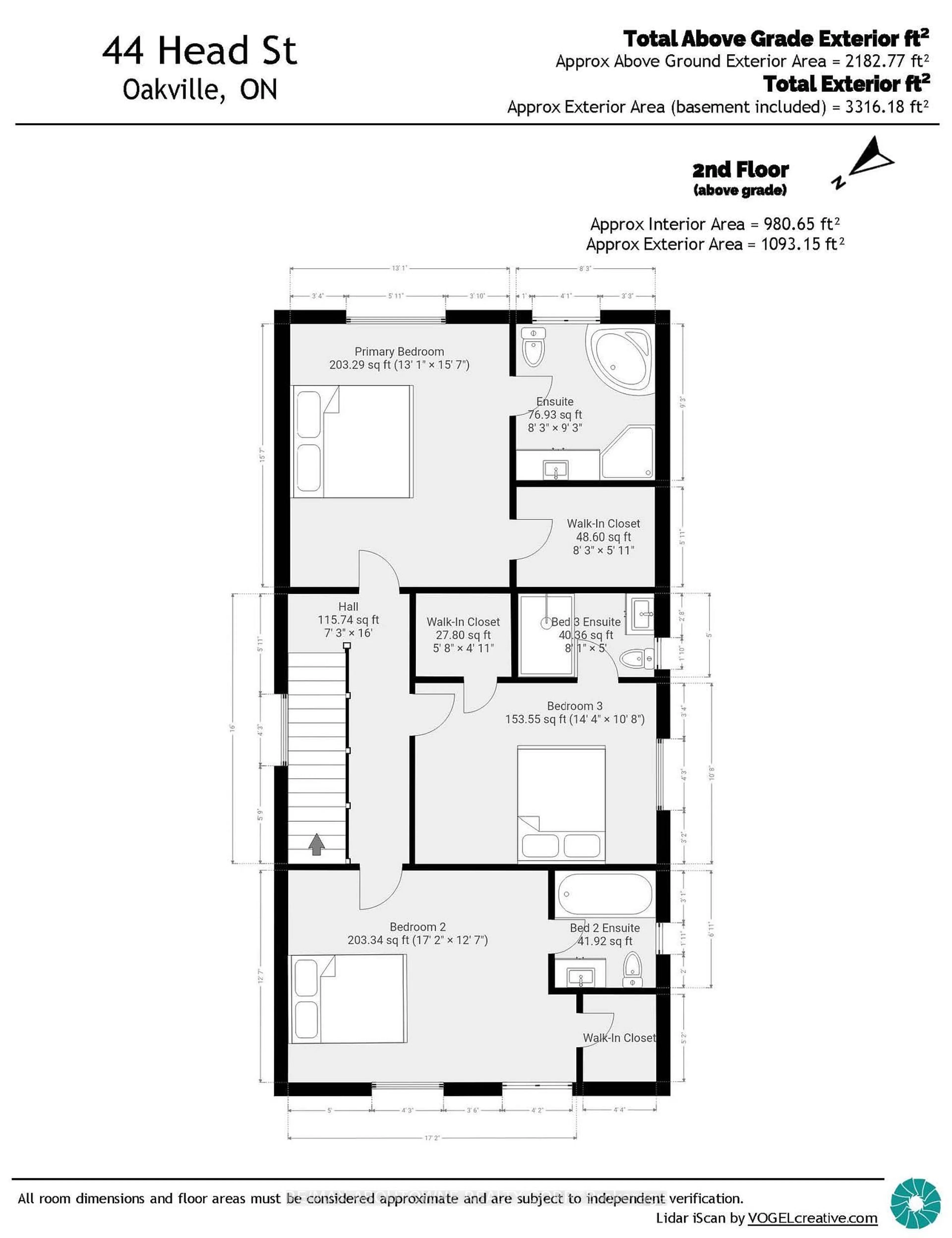 Floor plan for 44 Head St, Oakville Ontario L6K 1L5