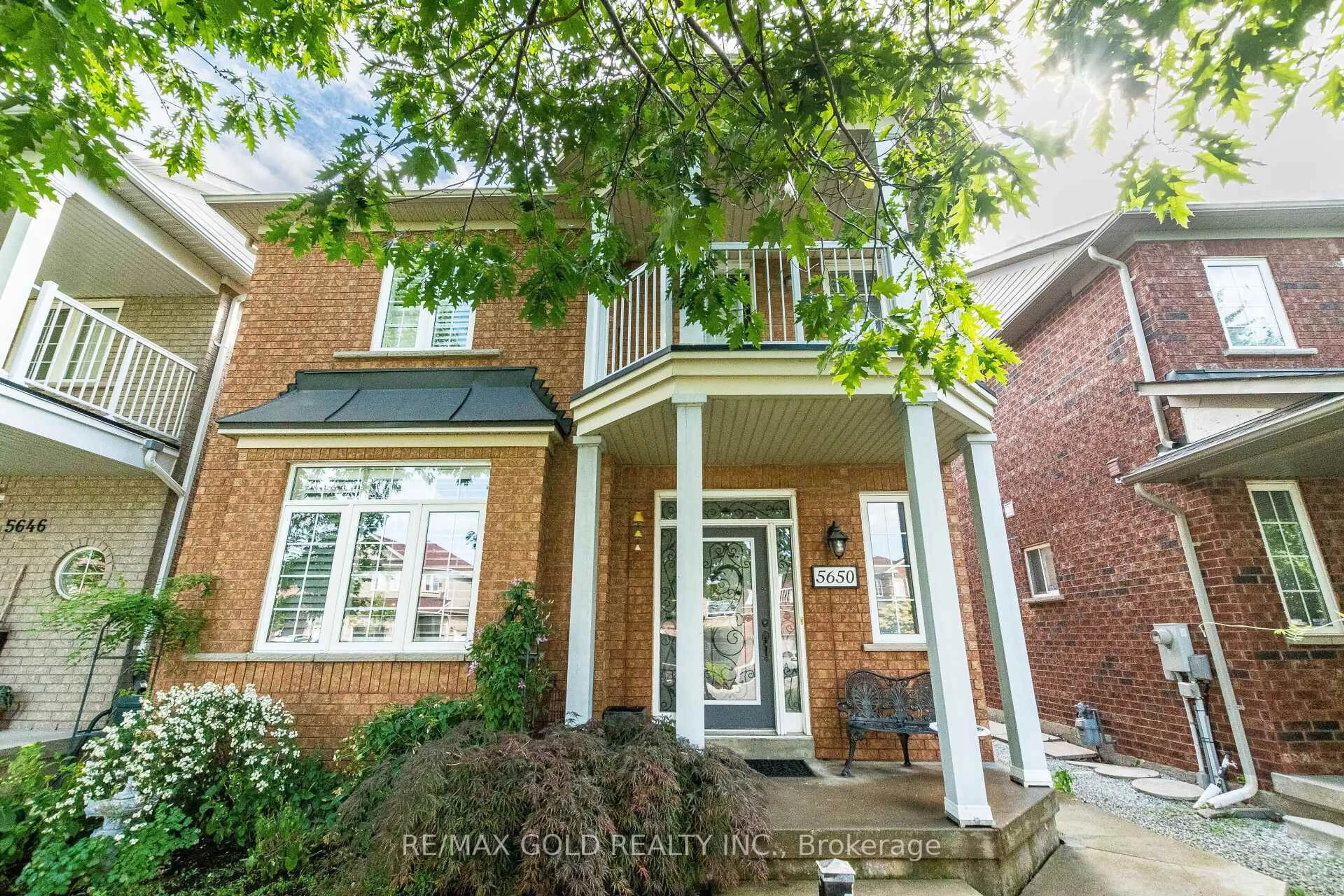 Home with brick exterior material, street for 5650 Passion Flower Blvd, Mississauga Ontario L5M 7E8