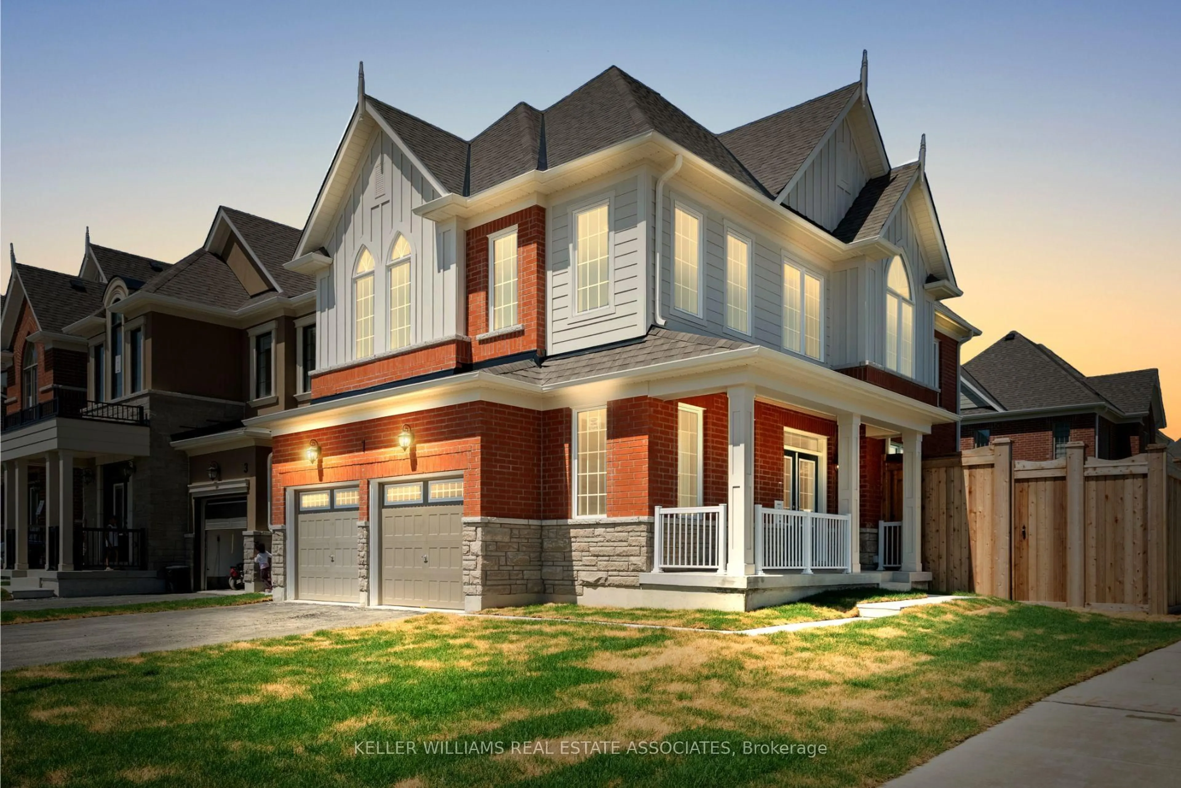 Home with brick exterior material, street for 1 Aster Woods Dr, Caledon Ontario L7C 4N8