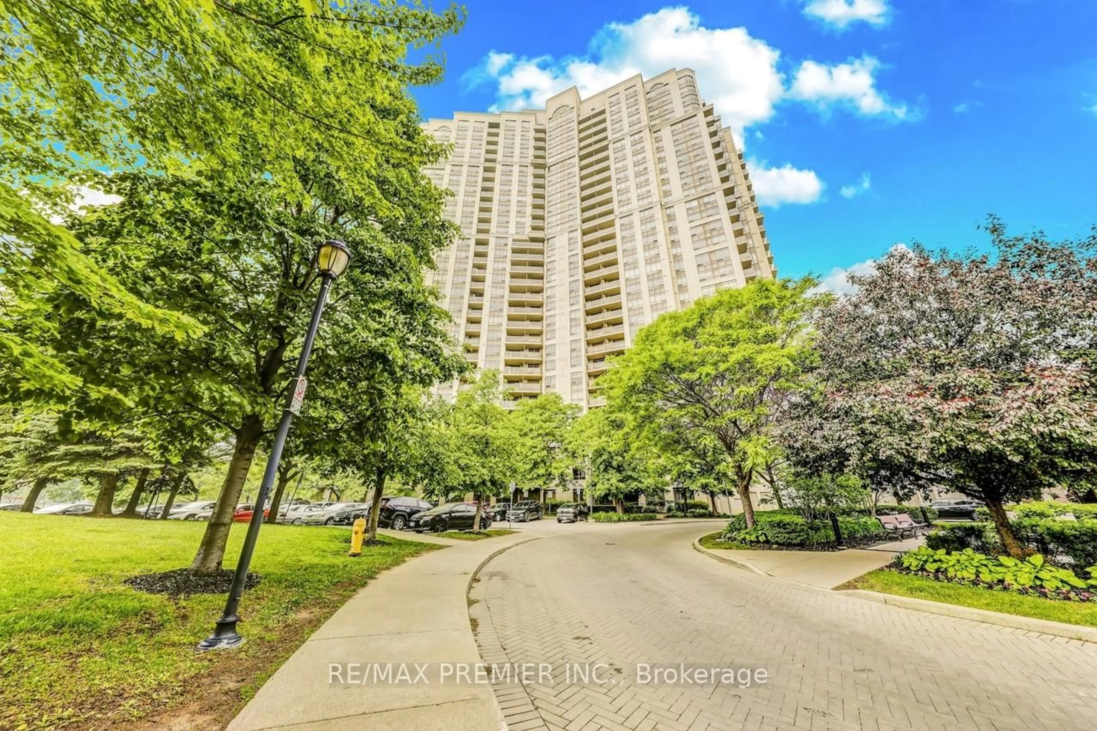 A pic from outside/outdoor area/front of a property/back of a property/a pic from drone, street for 710 Humberwood Blvd #703, Toronto Ontario M9W 7J5