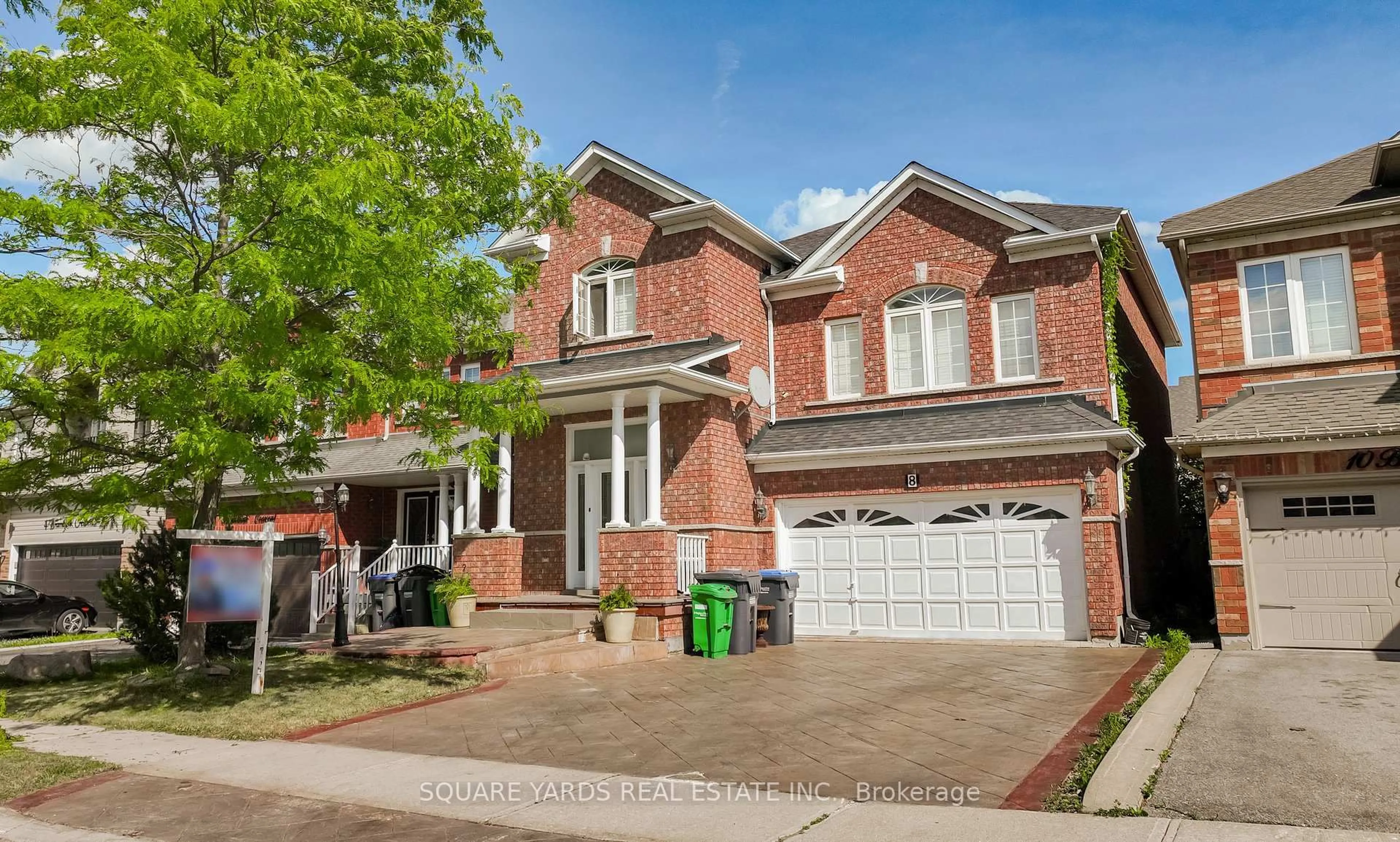 Home with brick exterior material, street for 8 Brambank Cres, Brampton Ontario L7A 1T9
