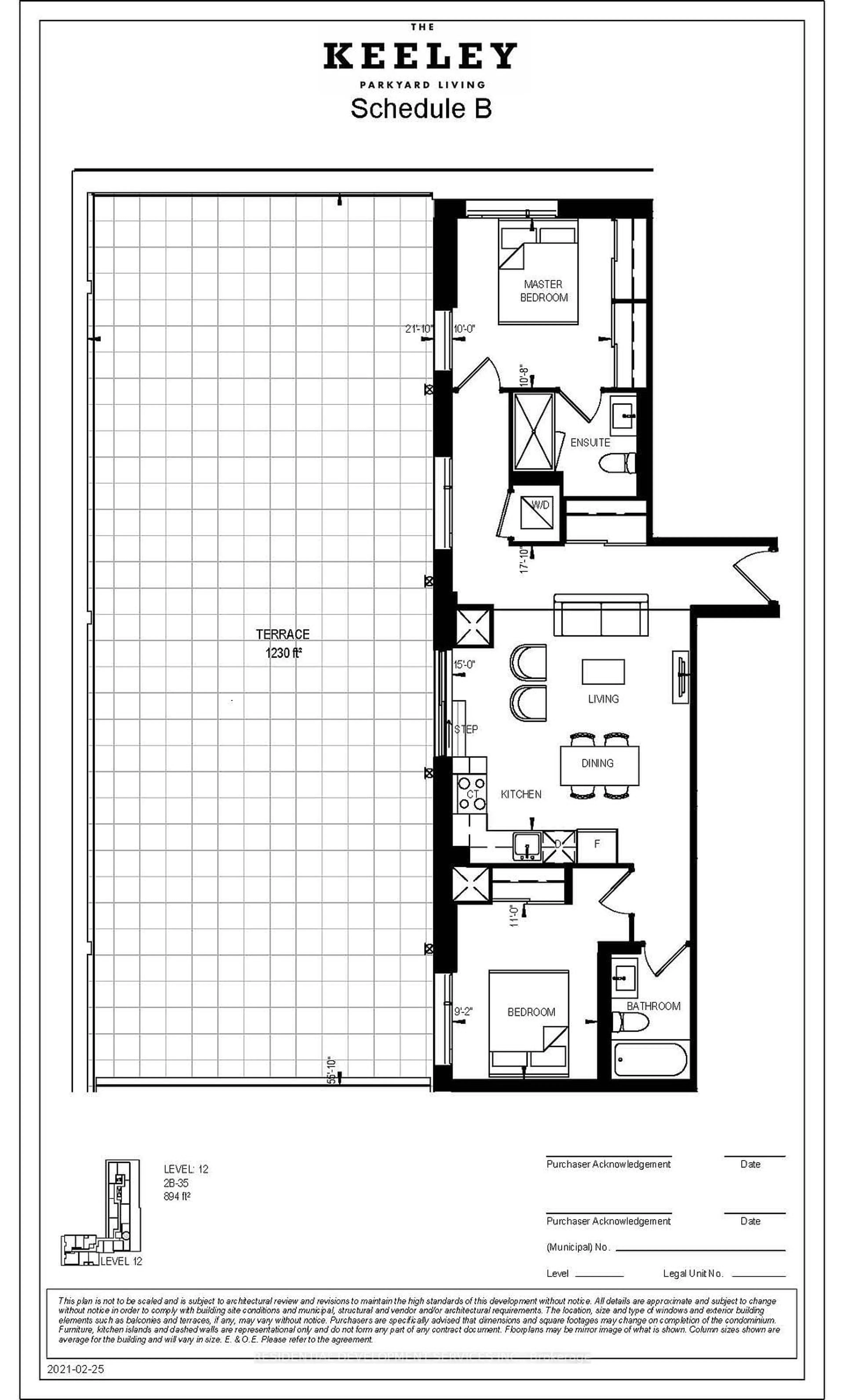 Floor plan for 3100 Keele St #1202, Toronto Ontario M3M 0E1
