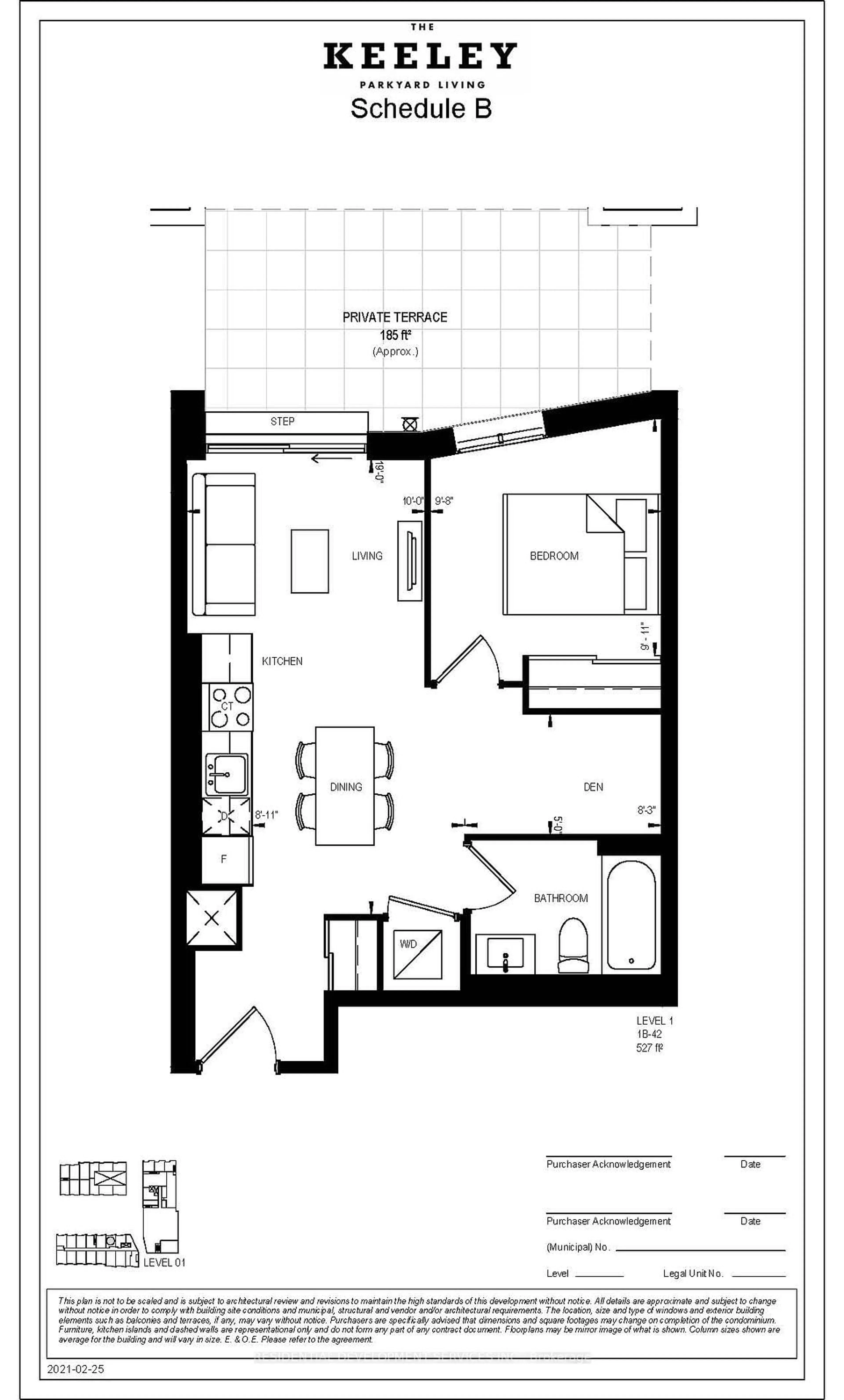 Floor plan for 15 Maryport Ave #130, Toronto Ontario M3M 0E2