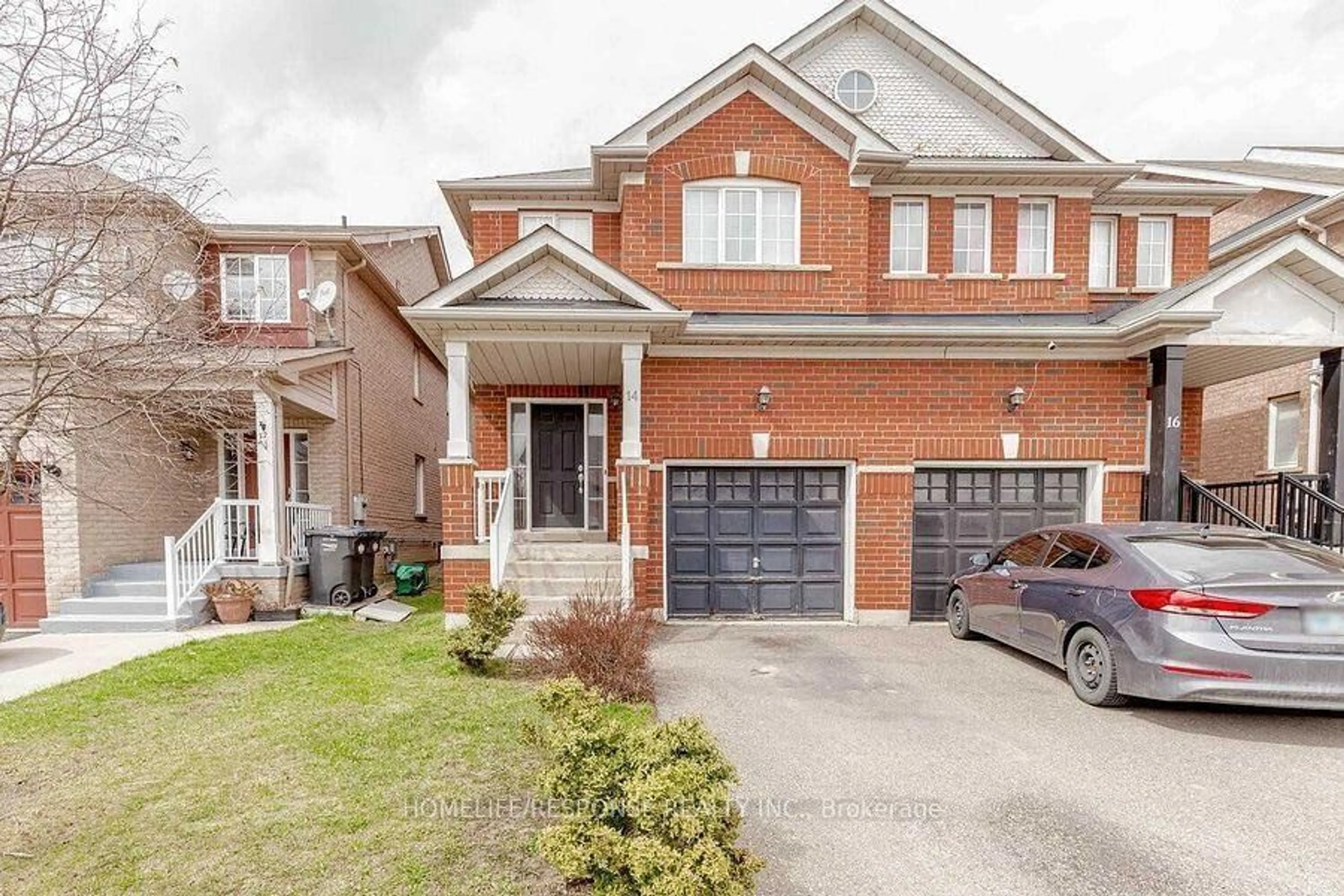 Home with brick exterior material, street for 14 ROTUNDA St, Brampton Ontario L6X 5C9