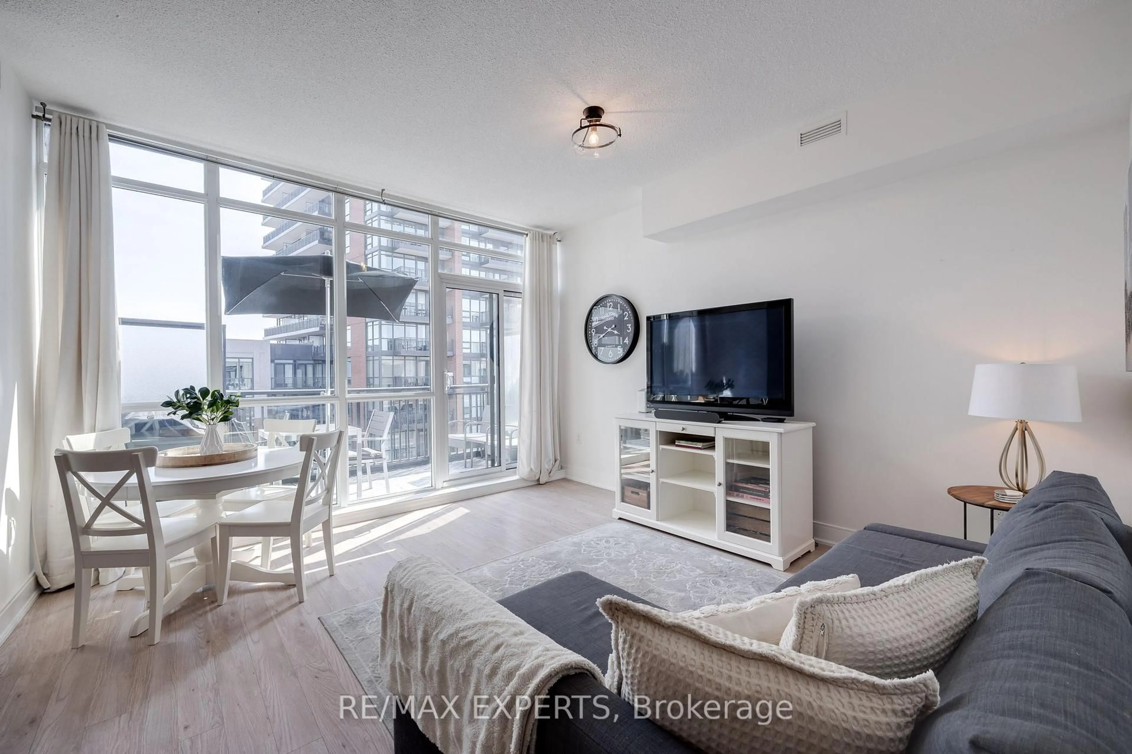 Living room with furniture, unknown for 36 Via Bagnato #824, Toronto Ontario M6A 0B7