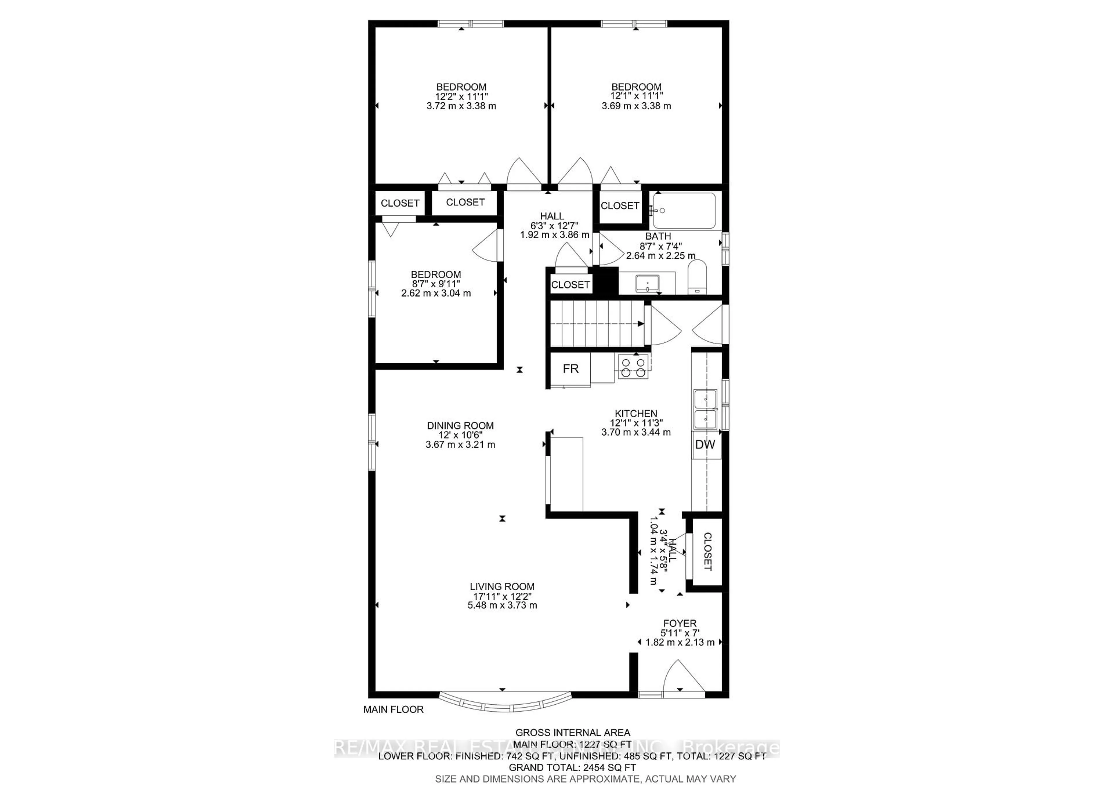 Floor plan for 29 Irwin Cres, Halton Hills Ontario L7G 1E7