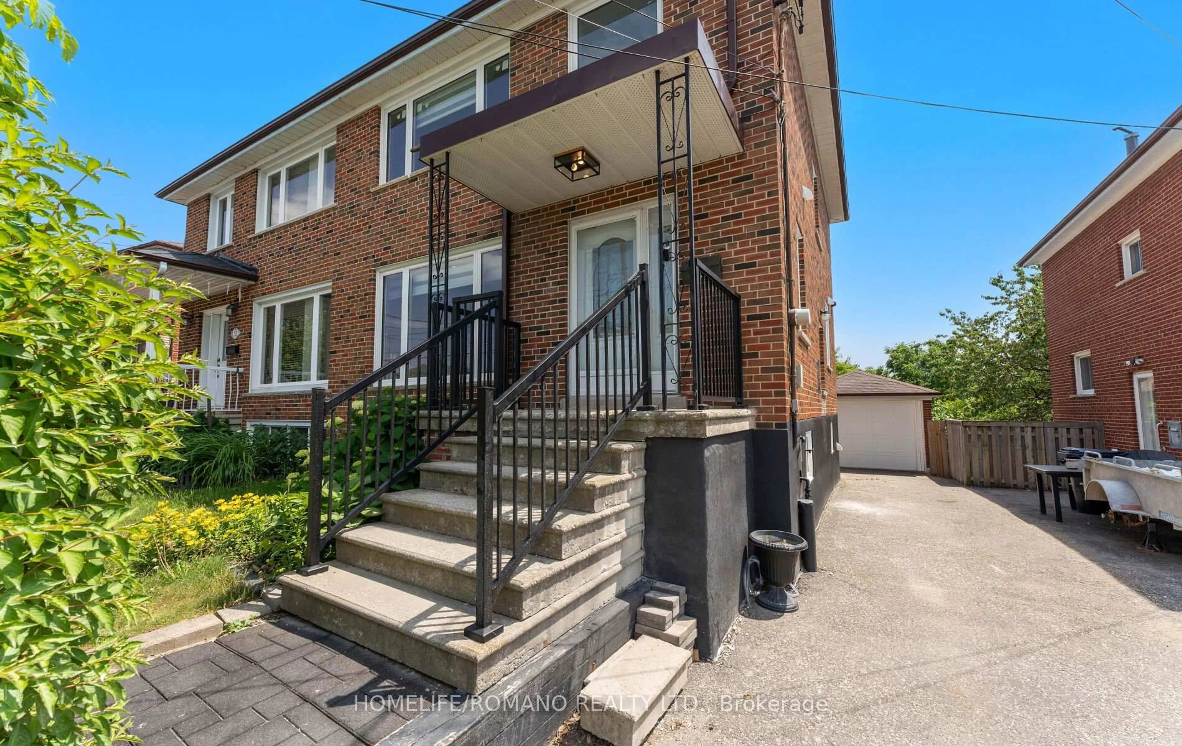 Home with brick exterior material, street for 37 Donofree Rd, Toronto Ontario M6L 2P4