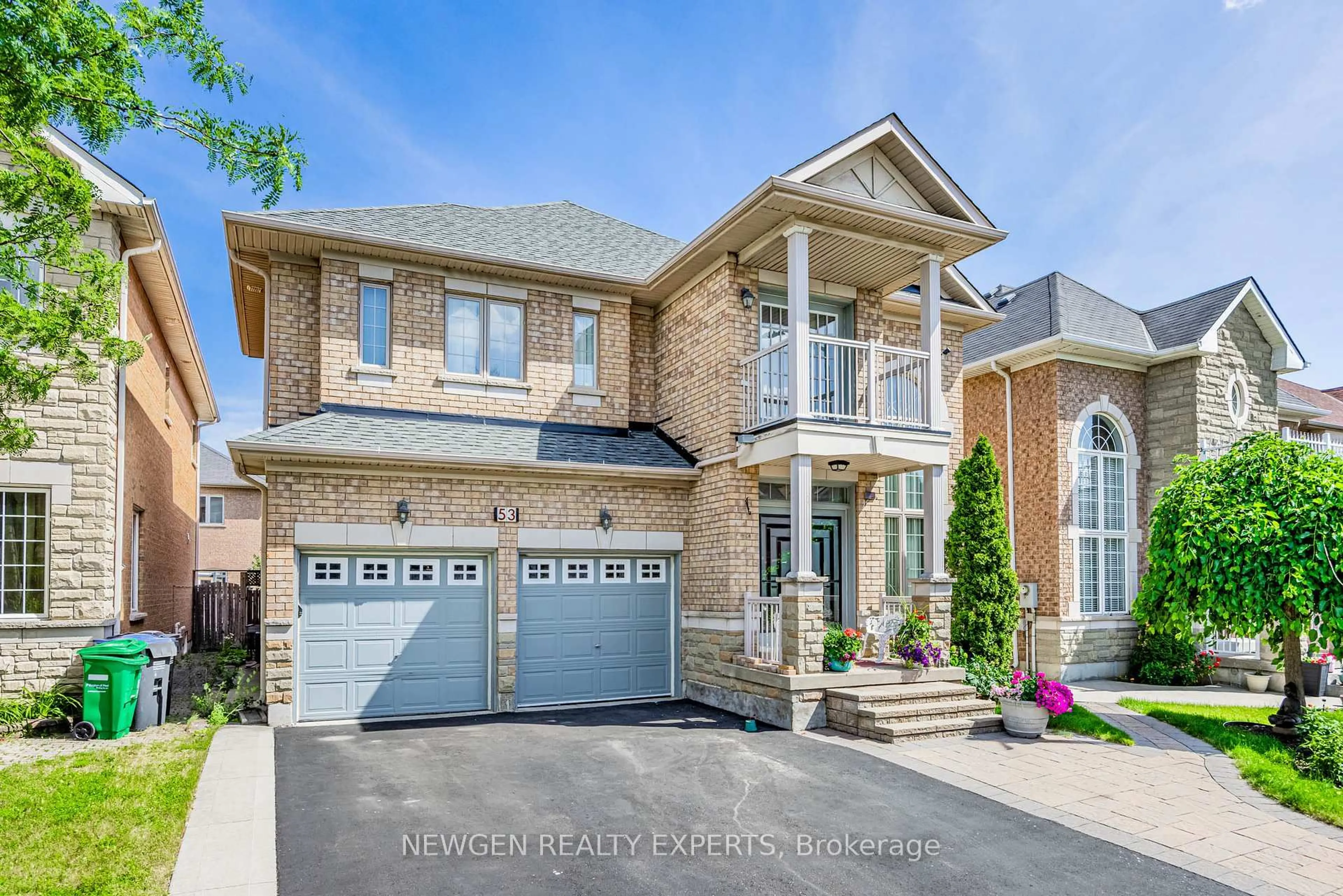 Home with brick exterior material, street for 53 Maddybeth Cres, Brampton Ontario L6Y 5R8