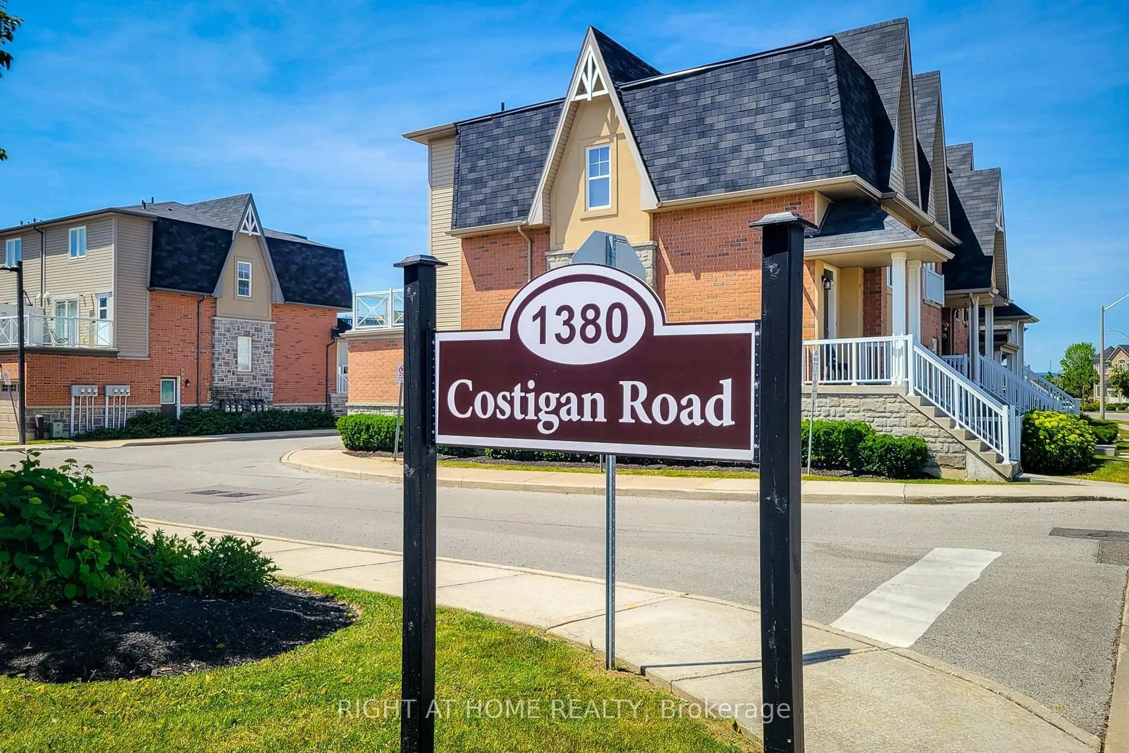 Home with brick exterior material, street for 1380 Costigan Rd #33, Milton Ontario L9T 8L2