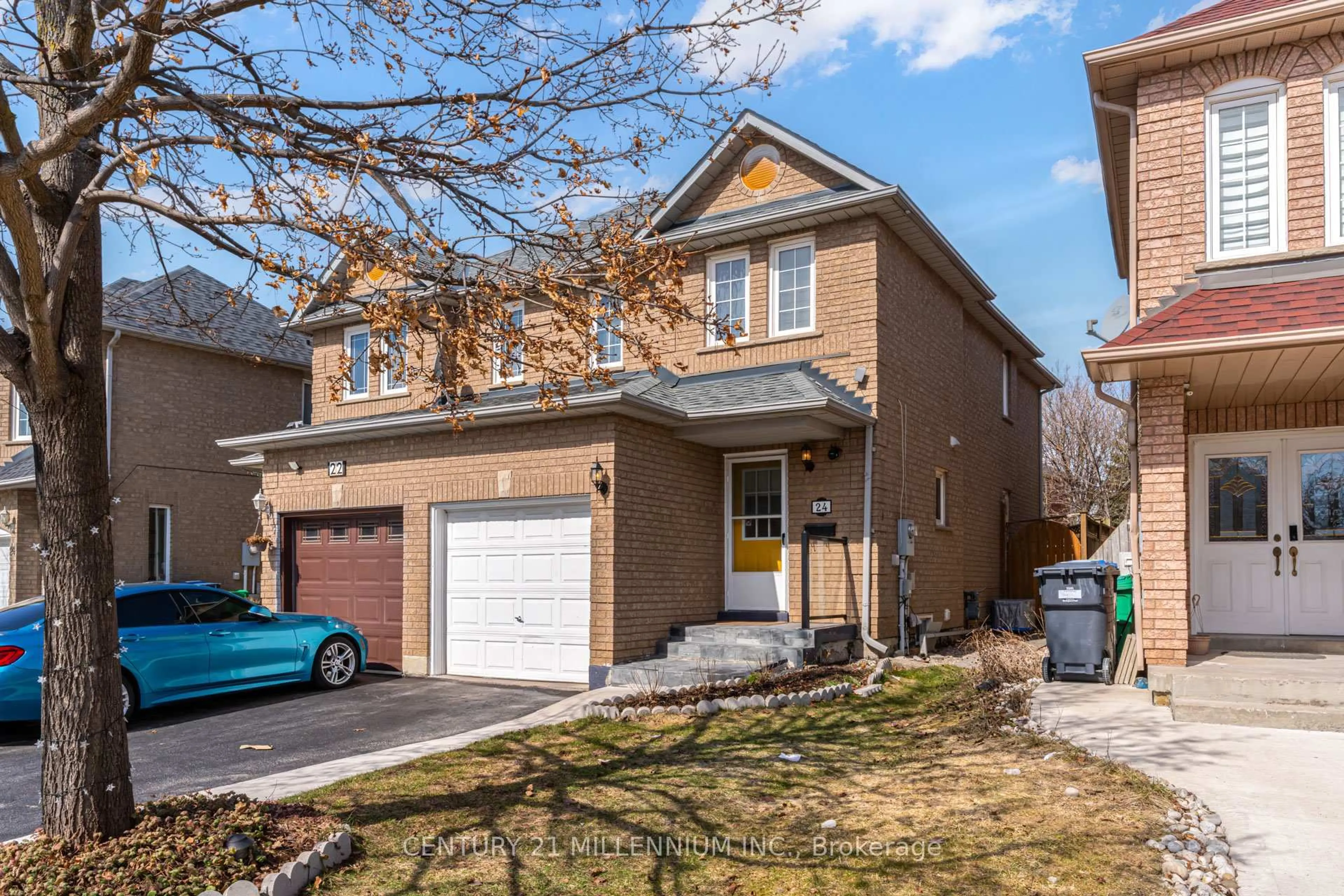 Home with brick exterior material, street for 24 Herkes Dr, Brampton Ontario L6Y 4Z2