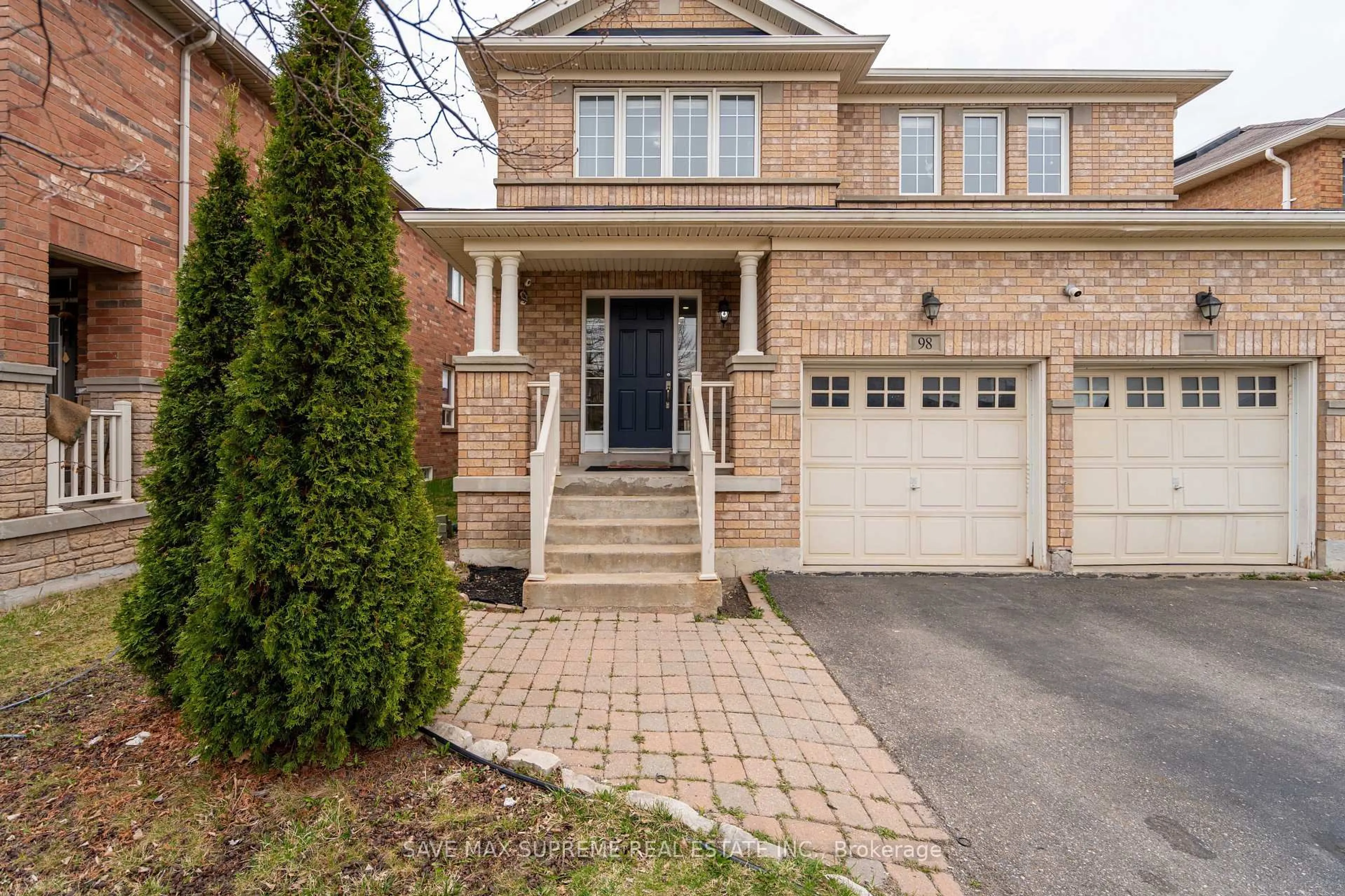 Home with brick exterior material, street for 98 Crown Victoria Dr, Brampton Ontario L7A 3X6