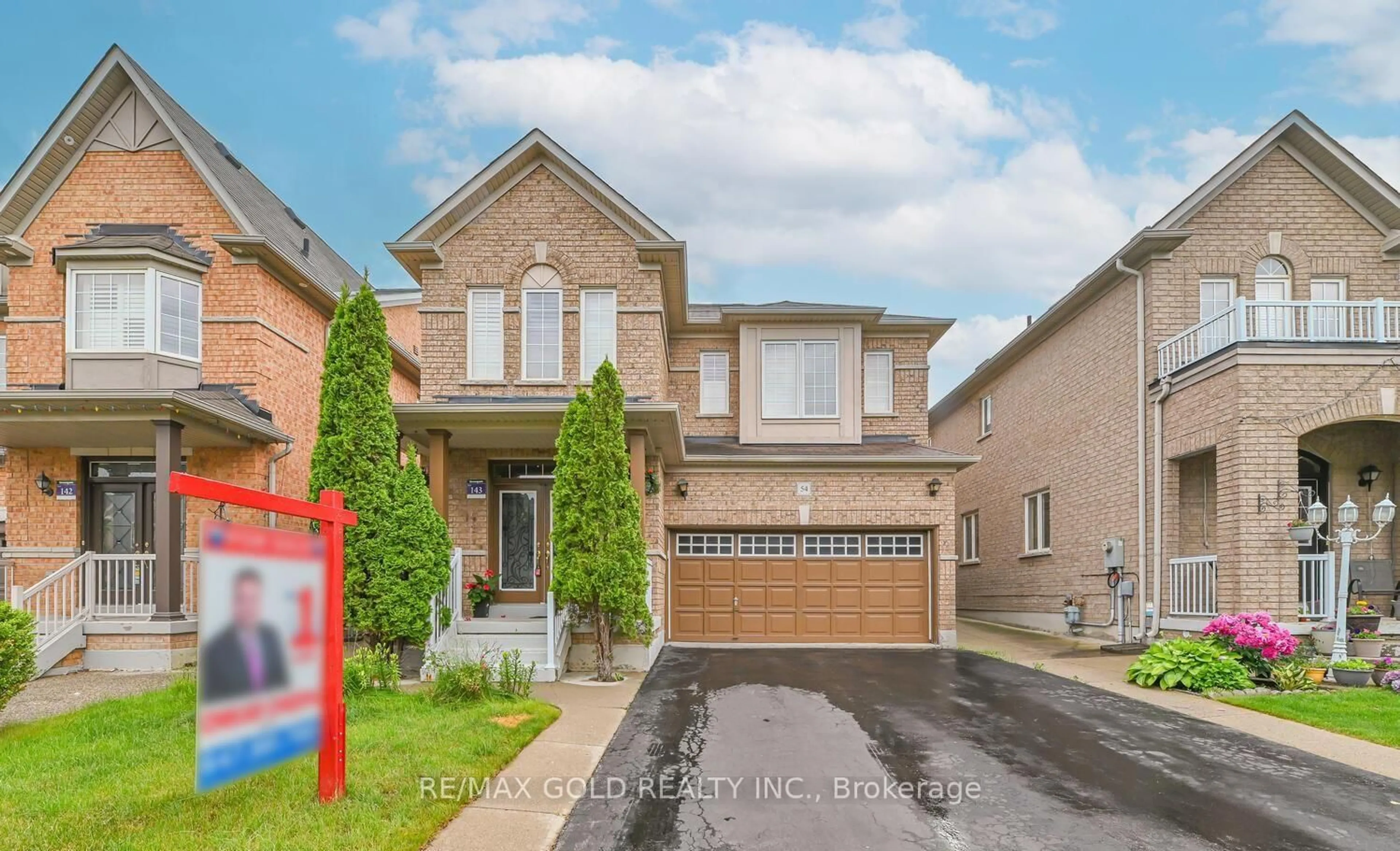 Home with brick exterior material, street for 54 Gamson Cres, Brampton Ontario L6R 0V6