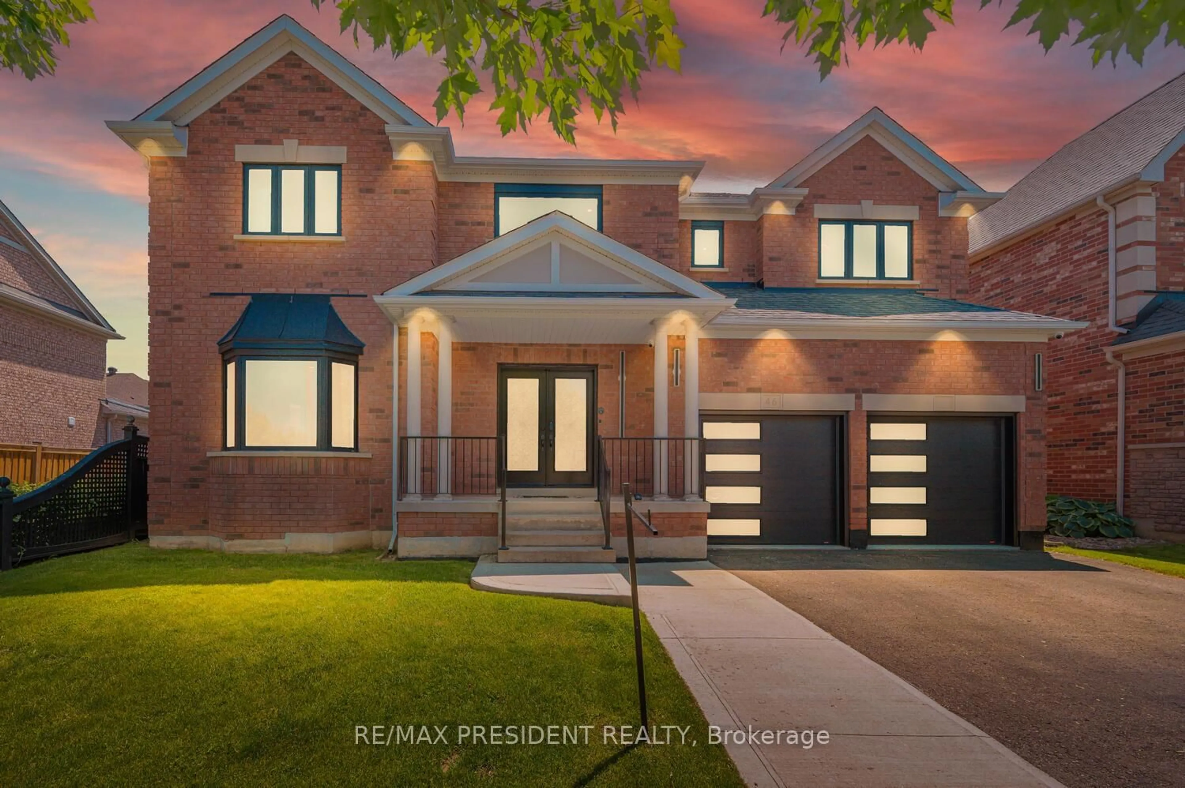 Home with brick exterior material, street for 46 Grist Mill Dr, Halton Hills Ontario L7G 6C1