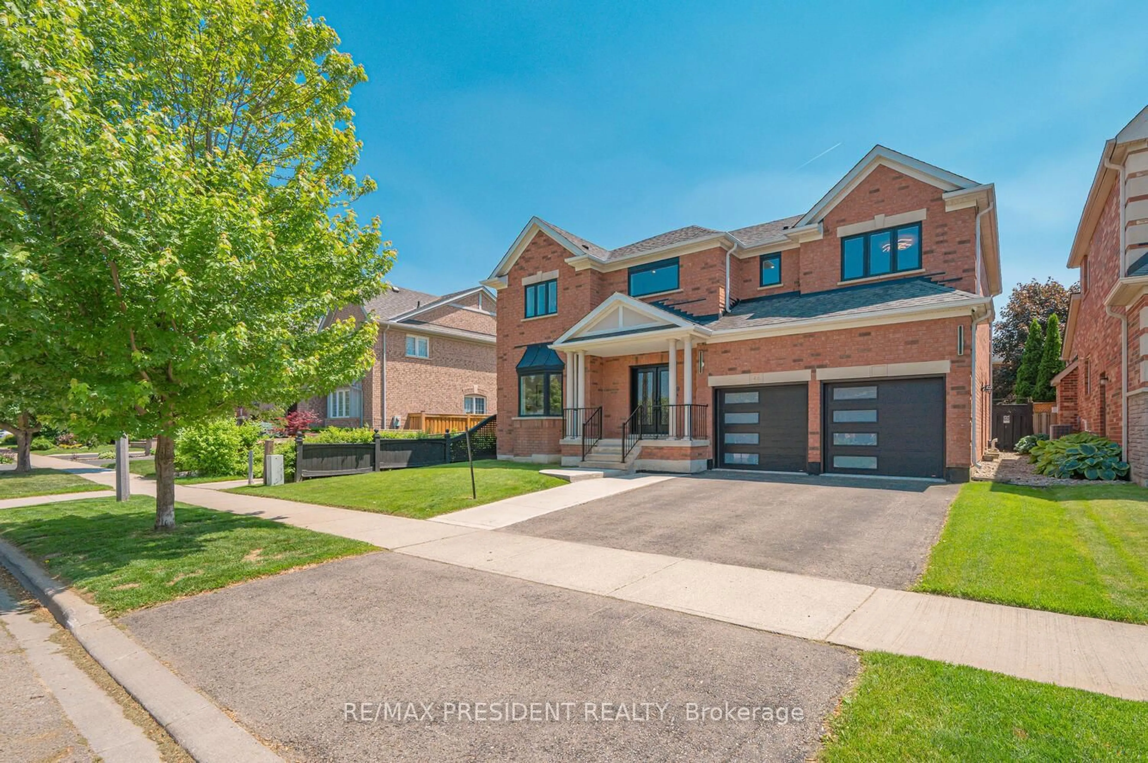 Home with brick exterior material, street for 46 Grist Mill Dr, Halton Hills Ontario L7G 6C1