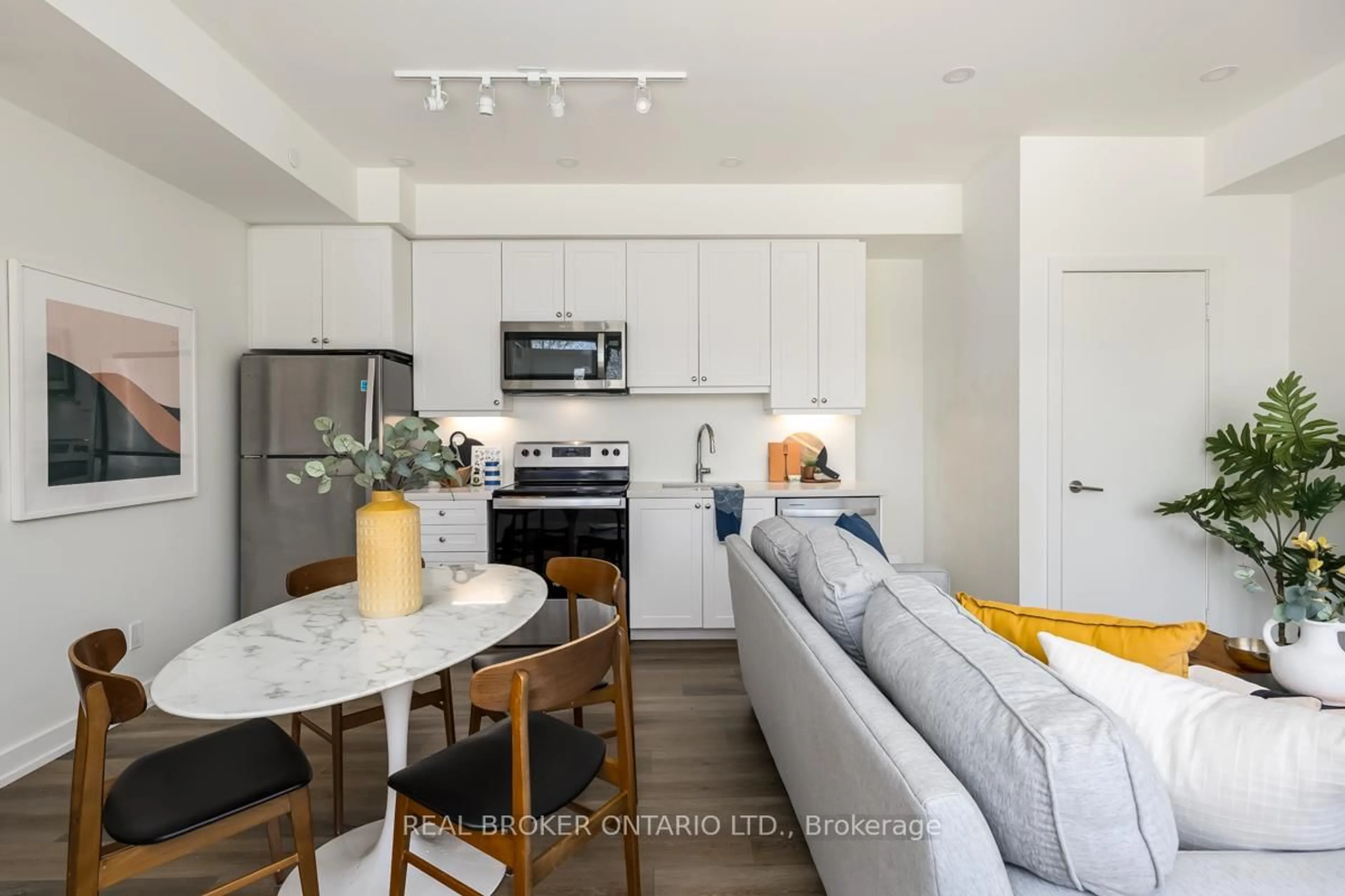 Open concept kitchen, unknown for 10 Wilby Cres #104, Toronto Ontario M9N 1E5