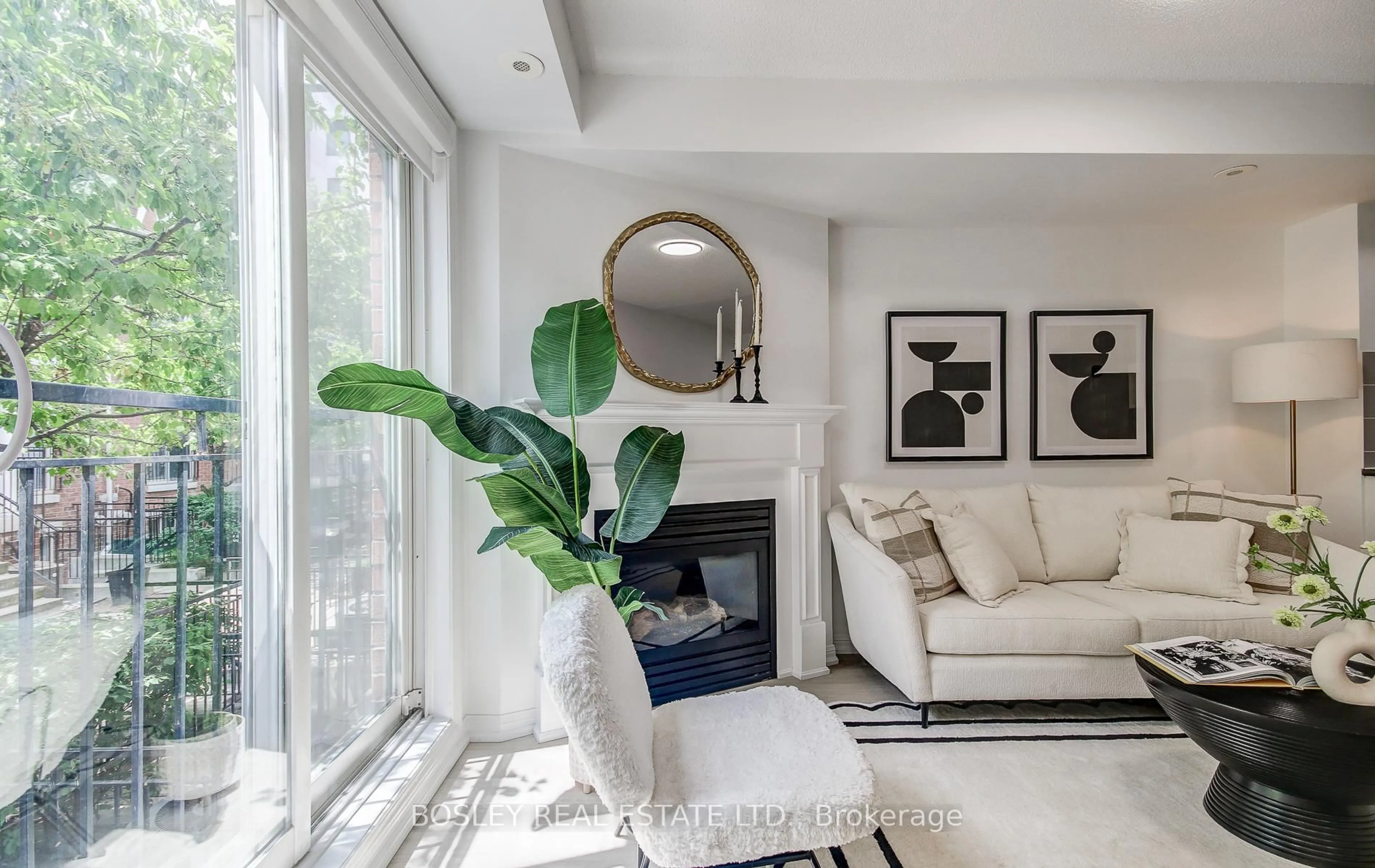 Living room with furniture, unknown for 18 Laidlaw St #1018, Toronto Ontario M6K 1X2
