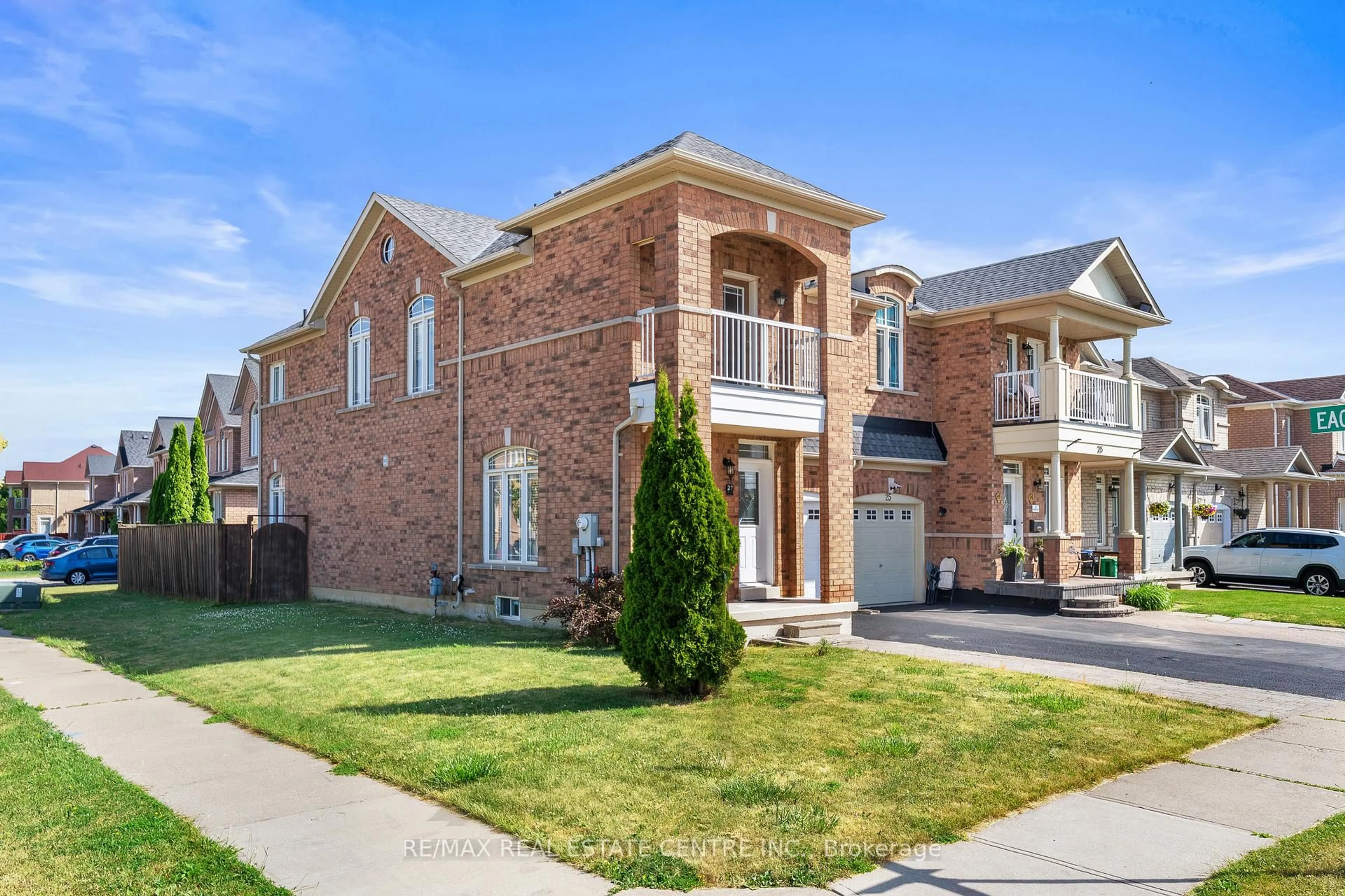 Home with brick exterior material, street for 27 Percy Gate, Brampton Ontario L7A 3S1
