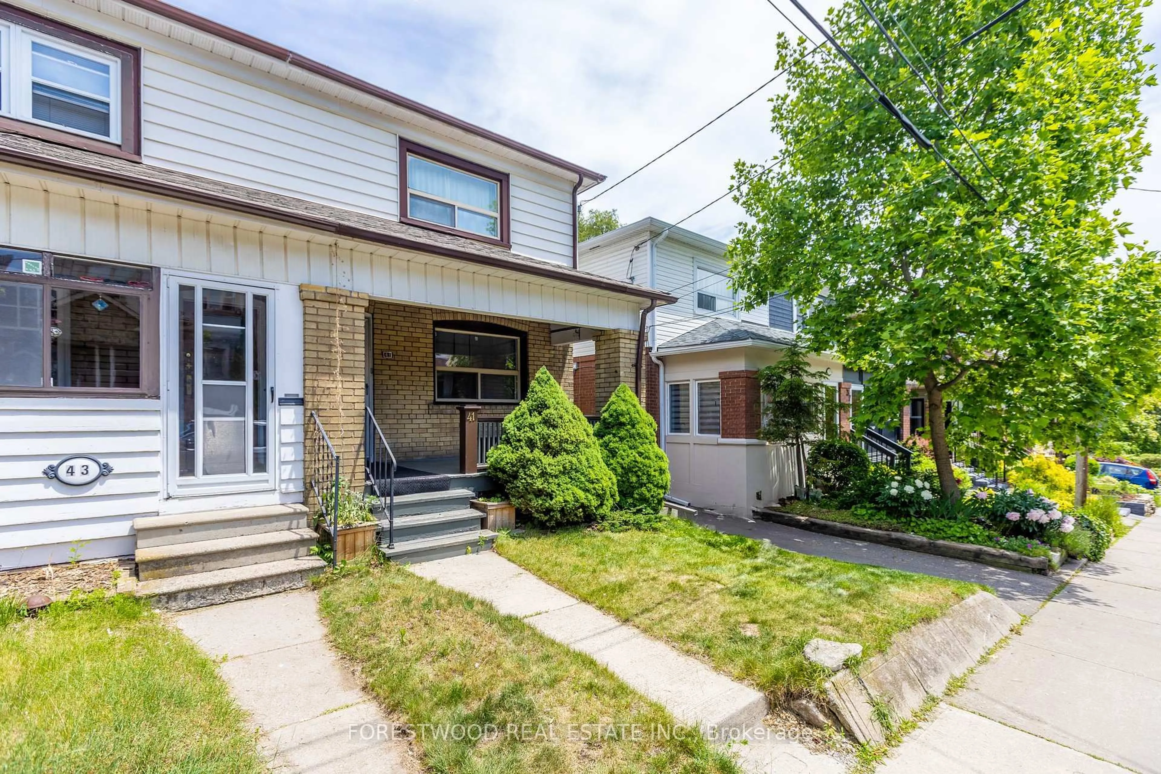 Home with brick exterior material, street for 41 Runnymede Rd, Toronto Ontario M6S 2Y1