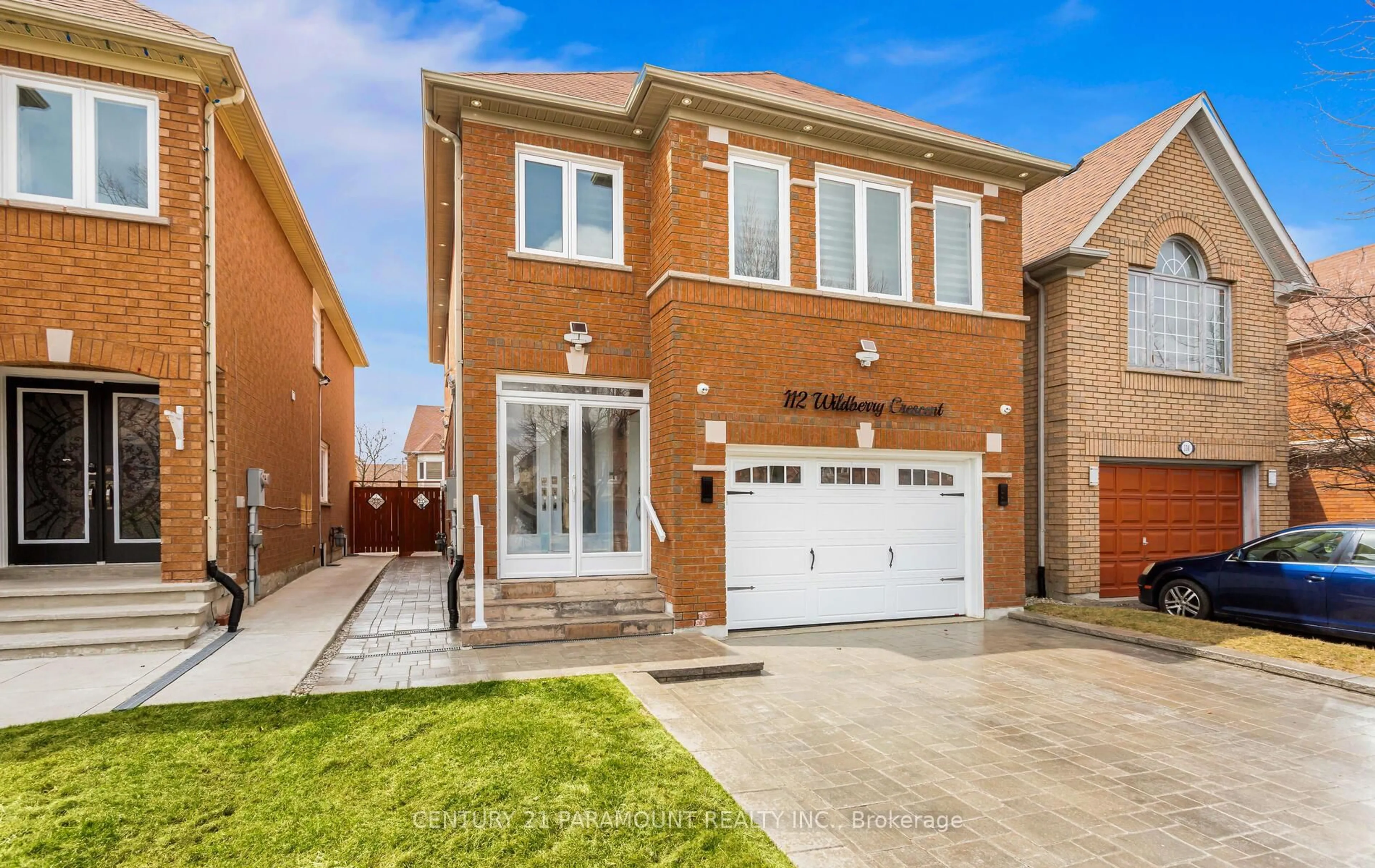 Home with brick exterior material, street for 112 Wildberry Cres, Brampton Ontario L6R 1J8