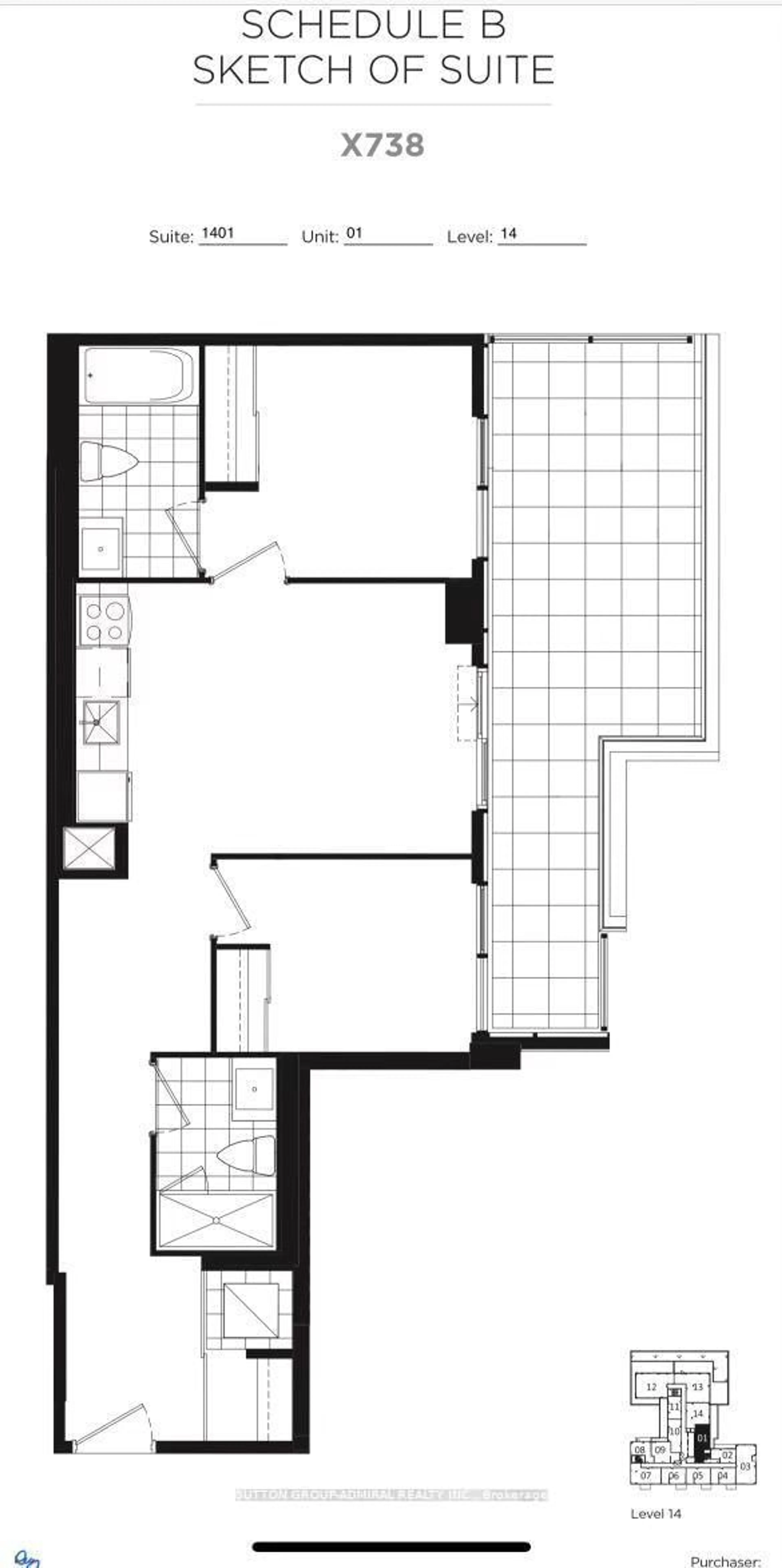 Floor plan for 270 Dufferin St #PH01, Toronto Ontario M6K 0H8