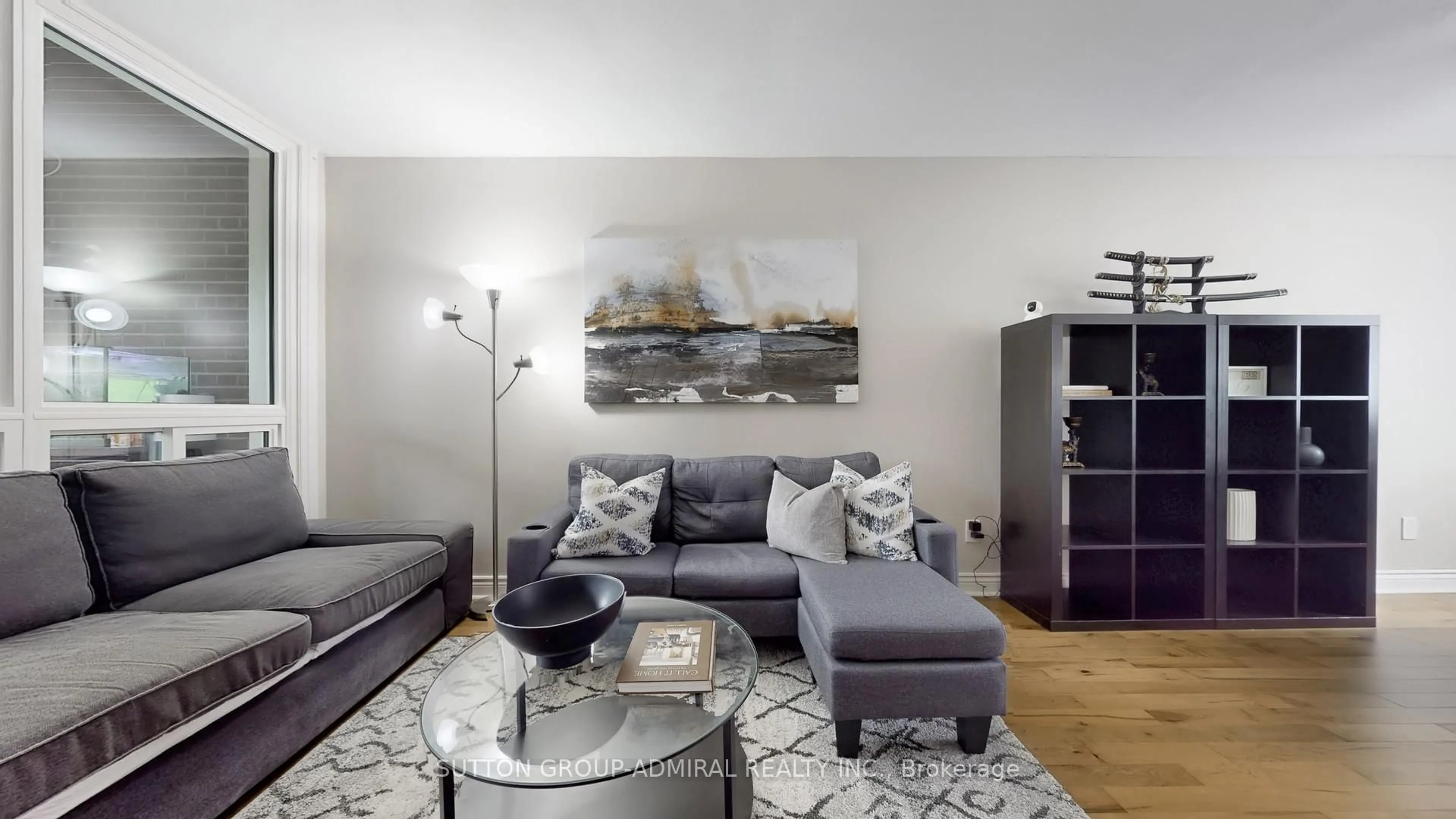 Living room with furniture, unknown for 22 Tandridge Cres #812, Toronto Ontario M9W 2P2