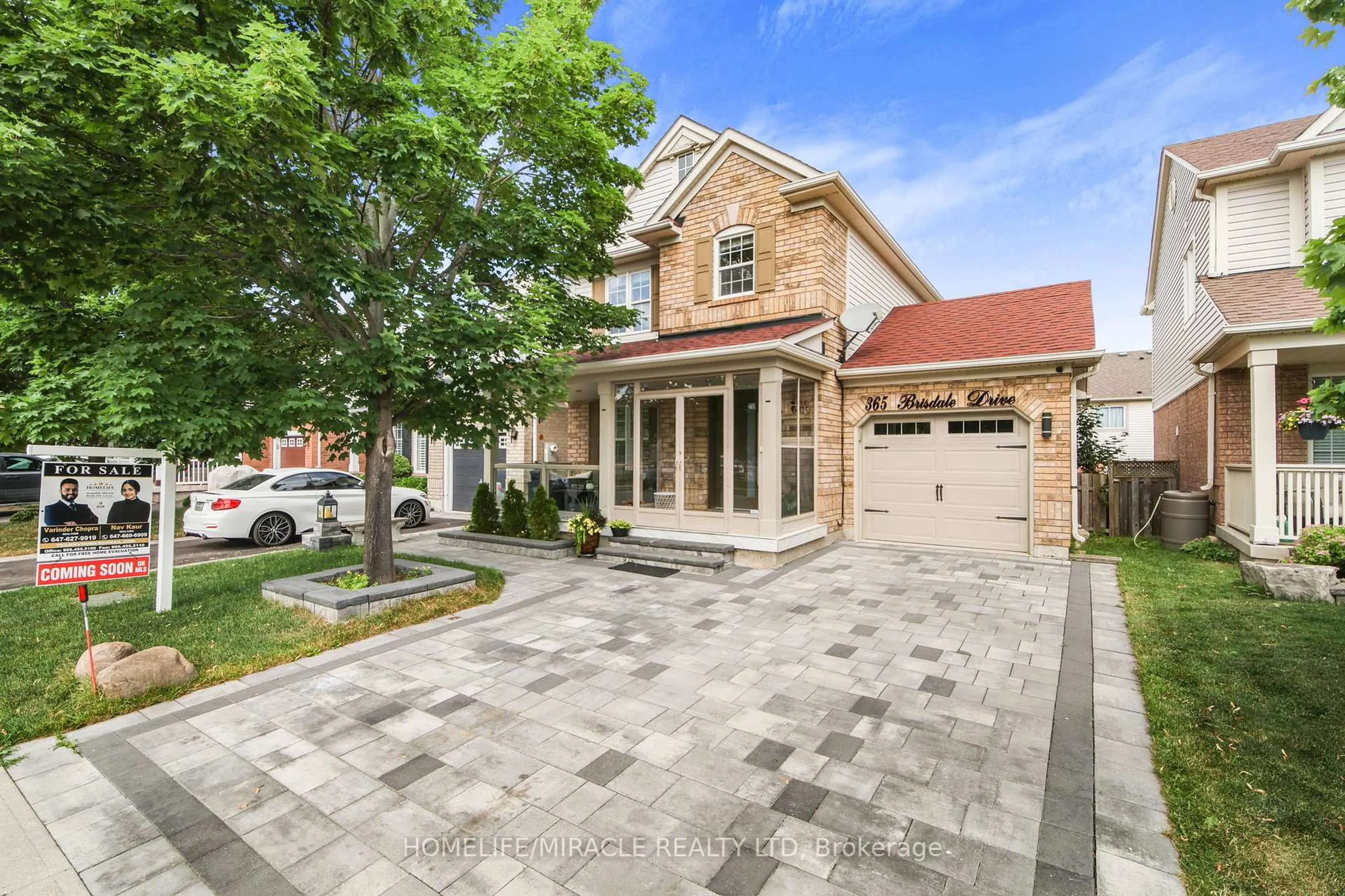 Home with brick exterior material, street for 365 Brisdale Dr, Brampton Ontario L7A 3M6