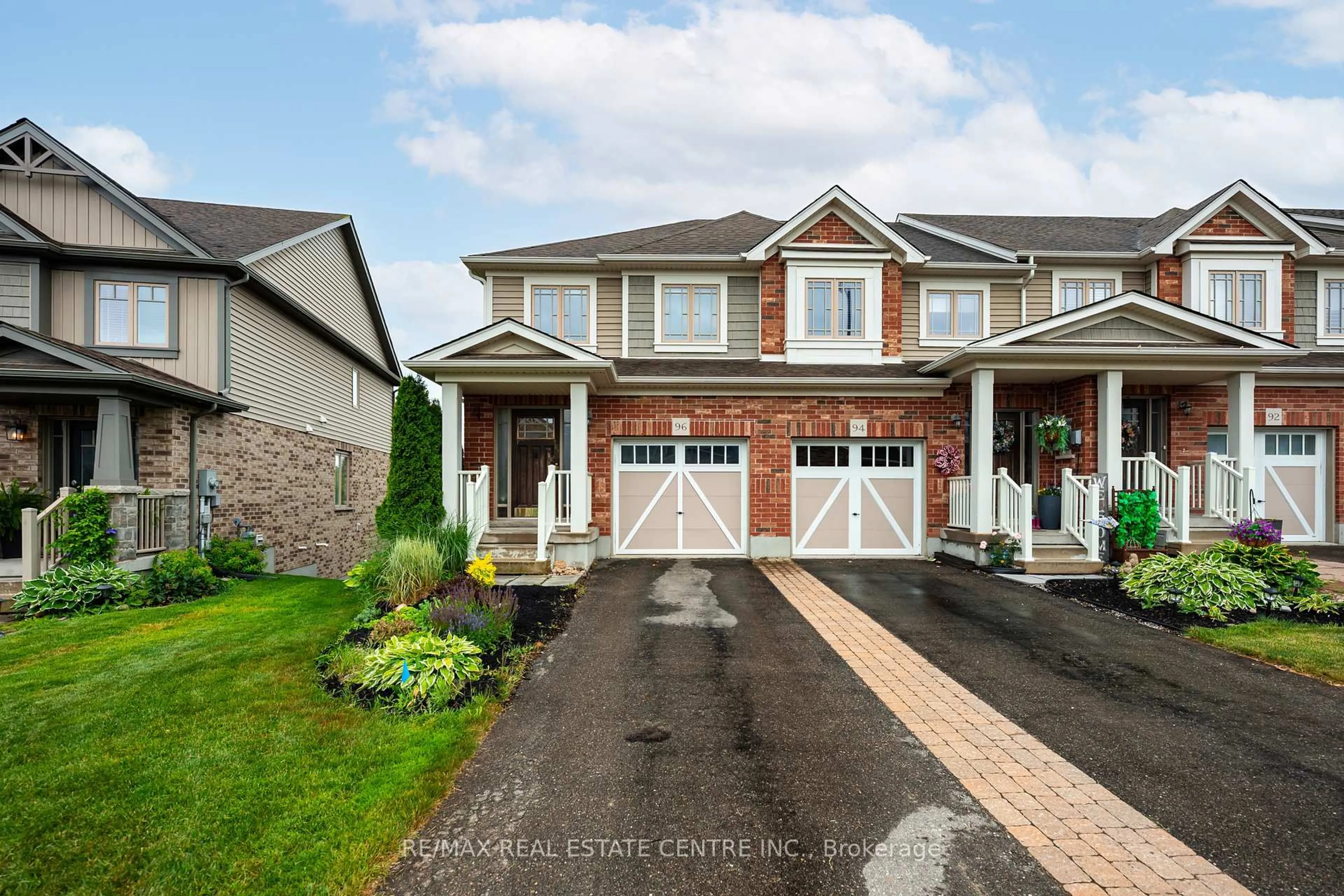 Home with brick exterior material, street for 96 Preston Dr, Orangeville Ontario L9W 0C7