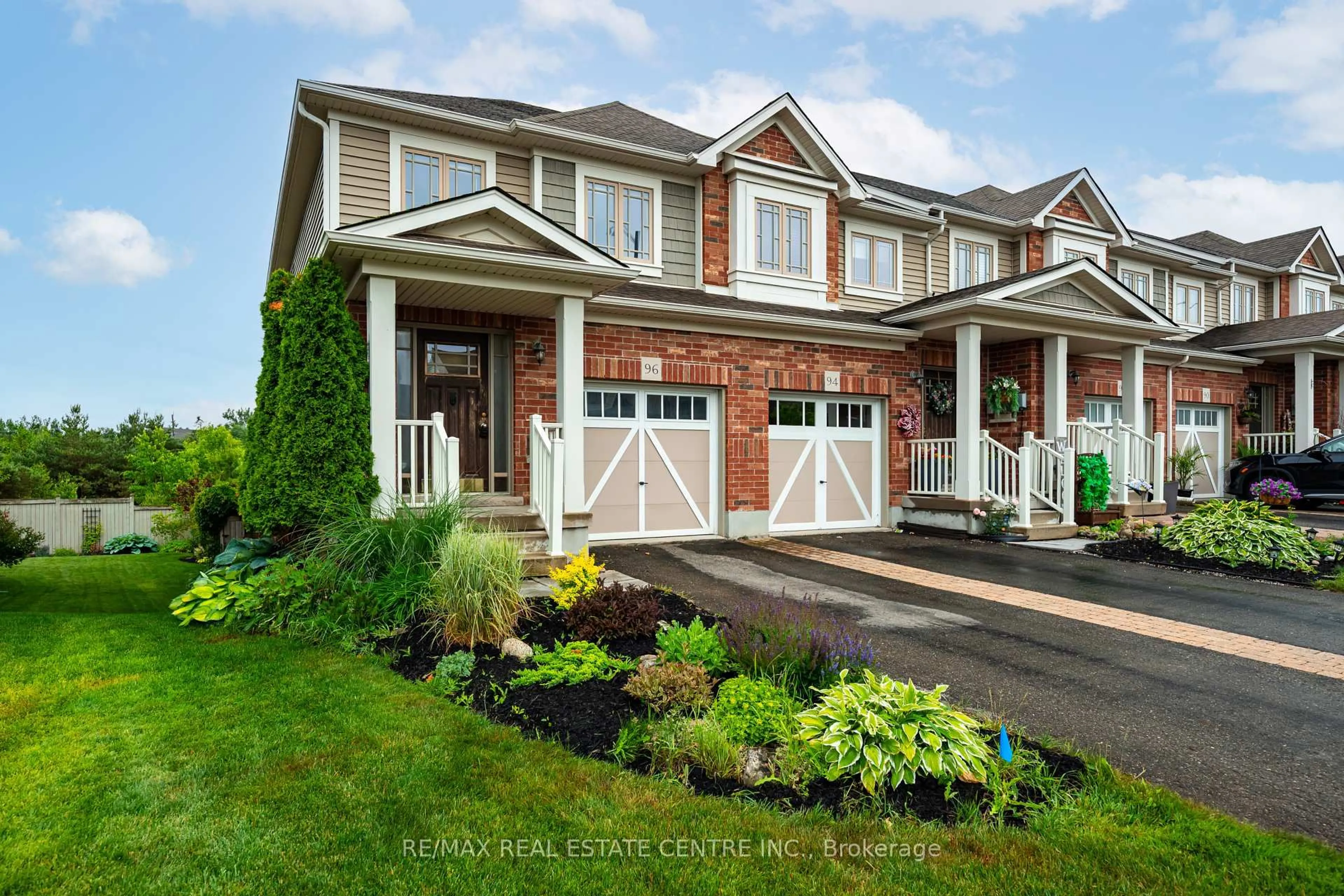 Home with brick exterior material, street for 96 Preston Dr, Orangeville Ontario L9W 0C7
