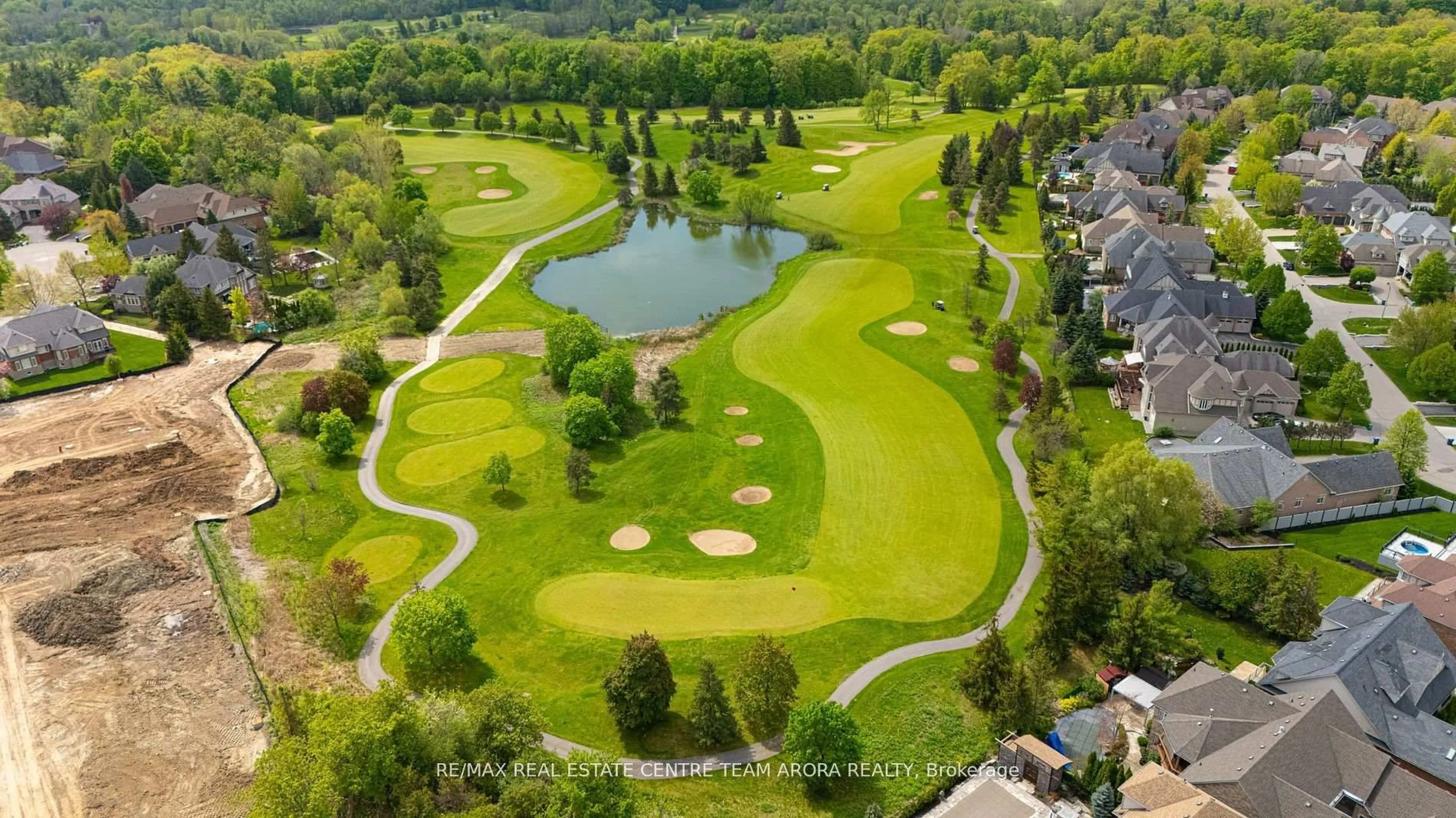 A pic from outside/outdoor area/front of a property/back of a property/a pic from drone, water/lake/river/ocean view for 13 Classic Dr, Brampton Ontario L6Y 5G9