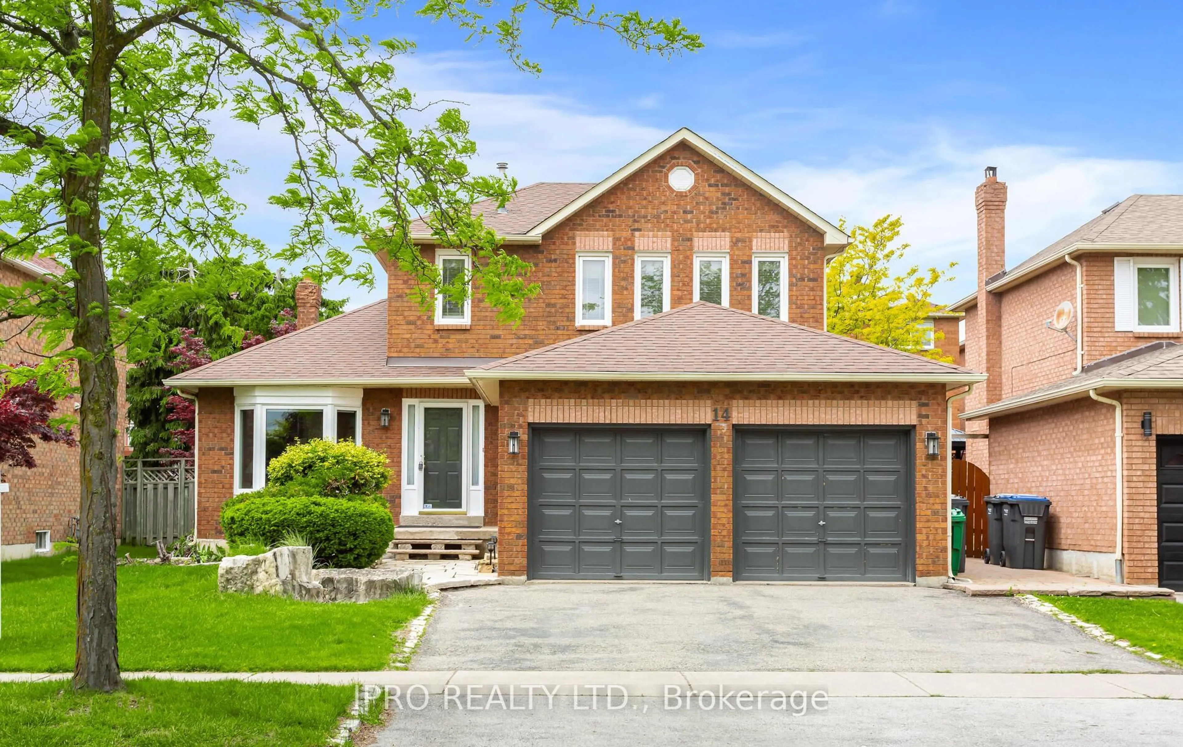 Home with brick exterior material, street for 14 Burt Dr, Brampton Ontario L6X 3H6