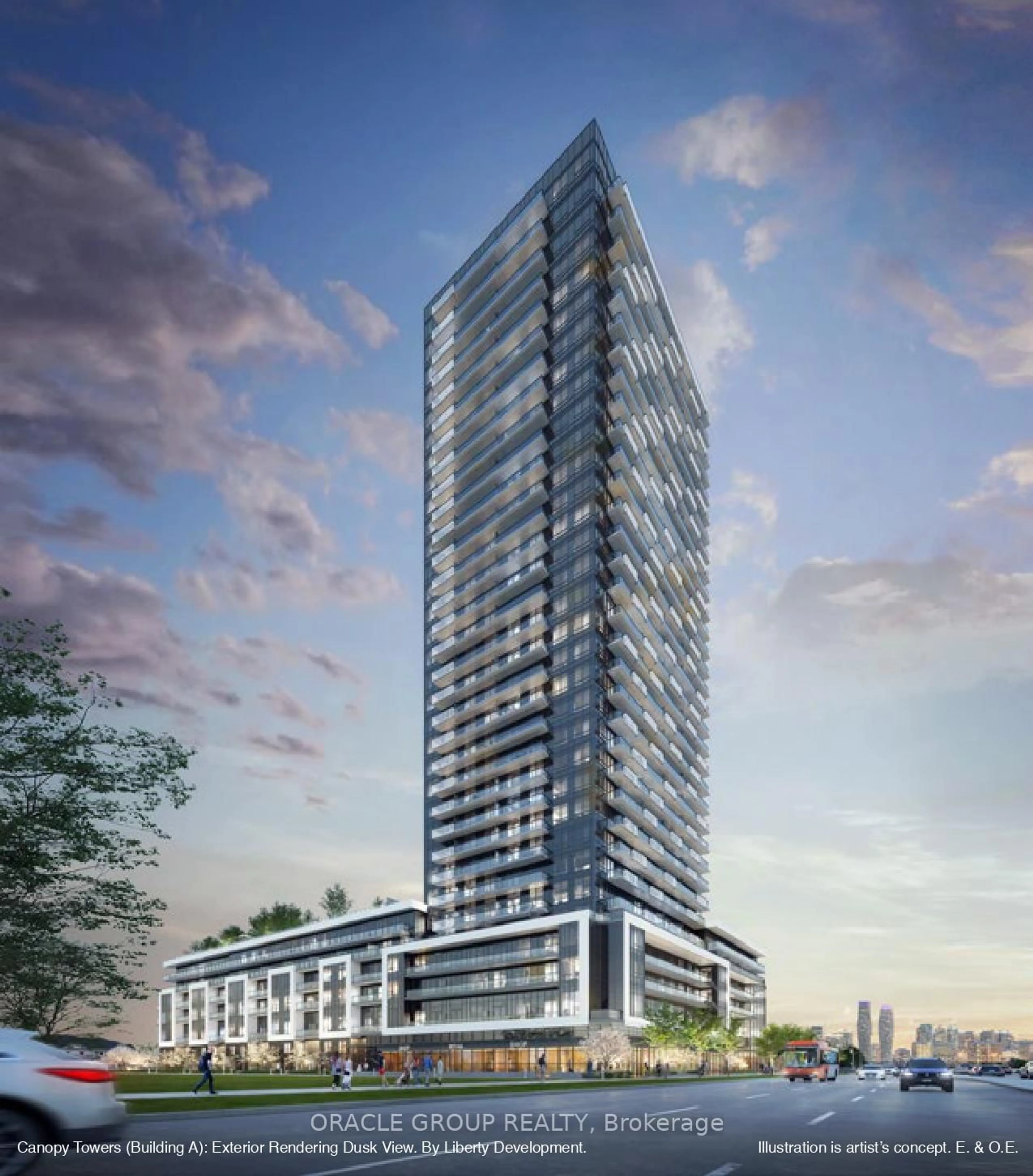 Indoor foyer for 5105 Hurontario St #A-1801, Mississauga Ontario L4Z 3X7