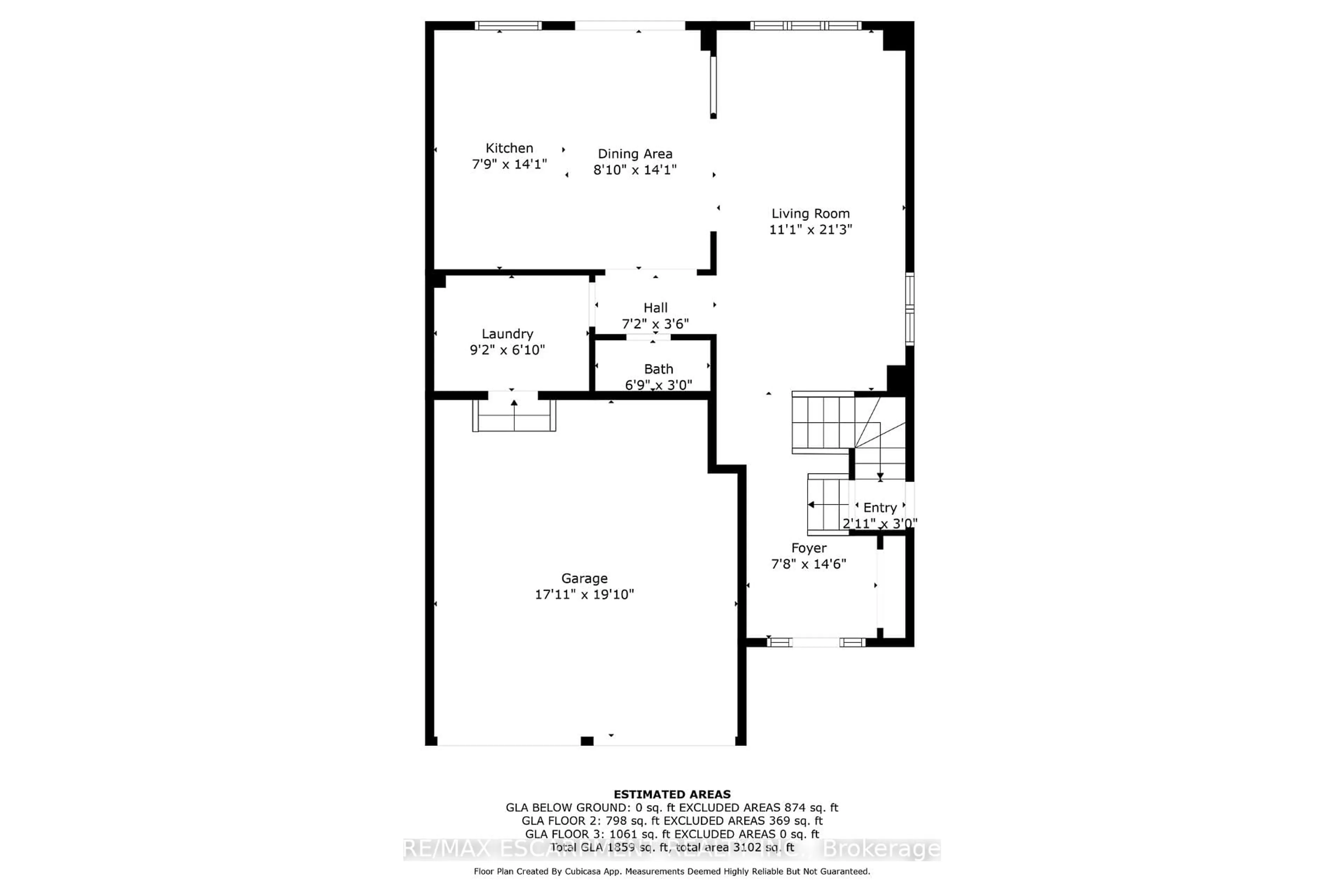 Floor plan for 27 Putnam Dr, Brampton Ontario L7A 3S9