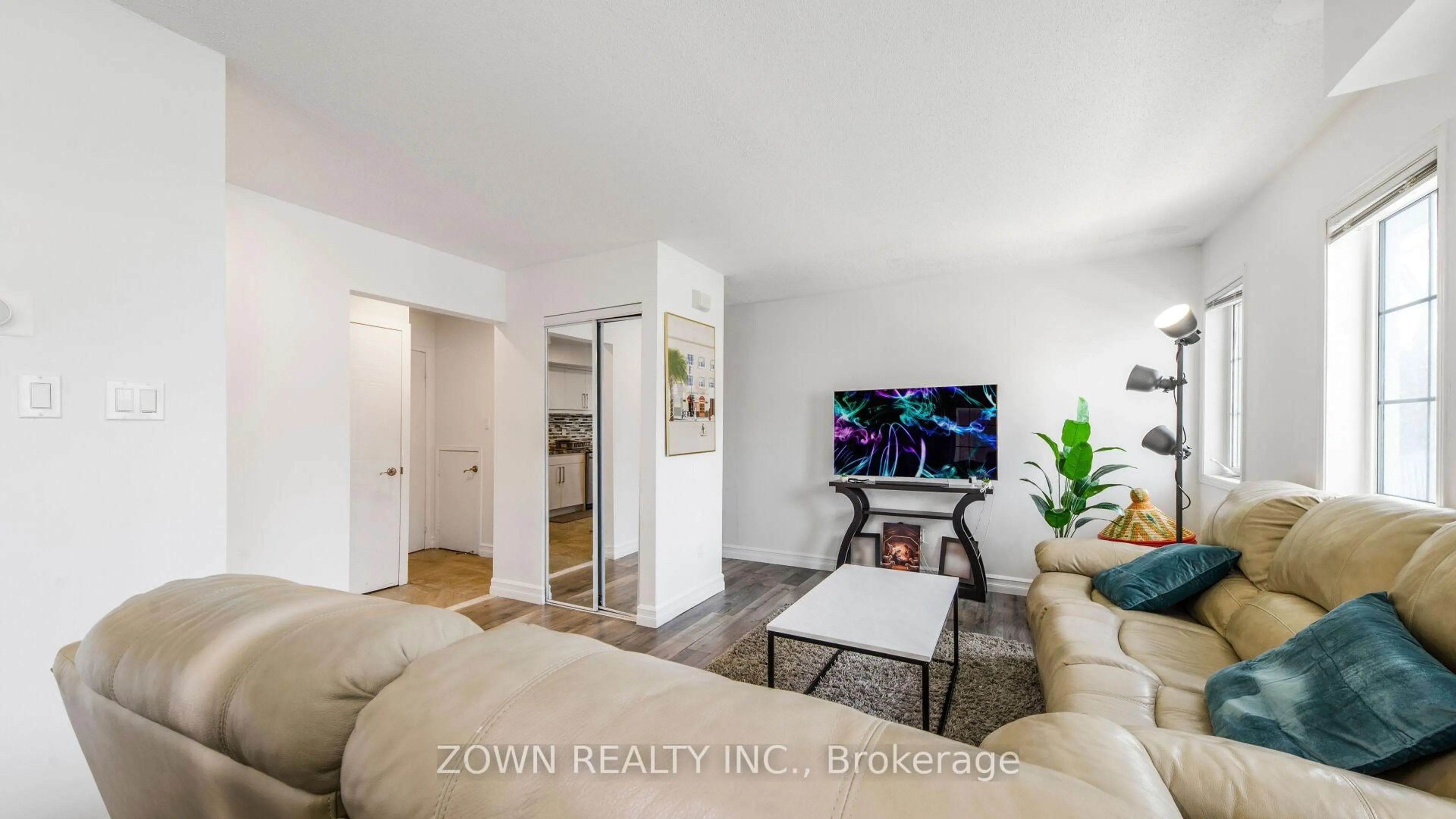 Living room with furniture, unknown for 72 Sidney Belsey Cres #304, Toronto Ontario M6M 5J6