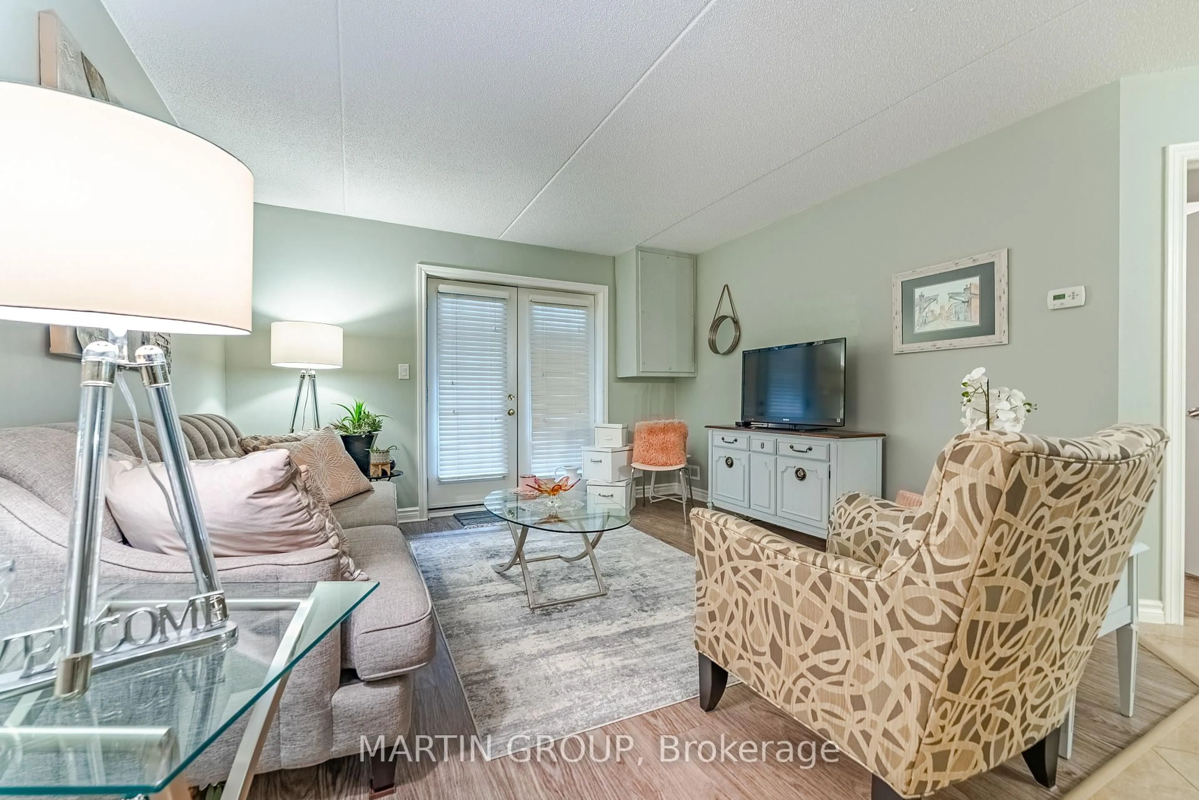 Living room with furniture, unknown for 2040 Cleaver Ave #218, Burlington Ontario L7M 4C4