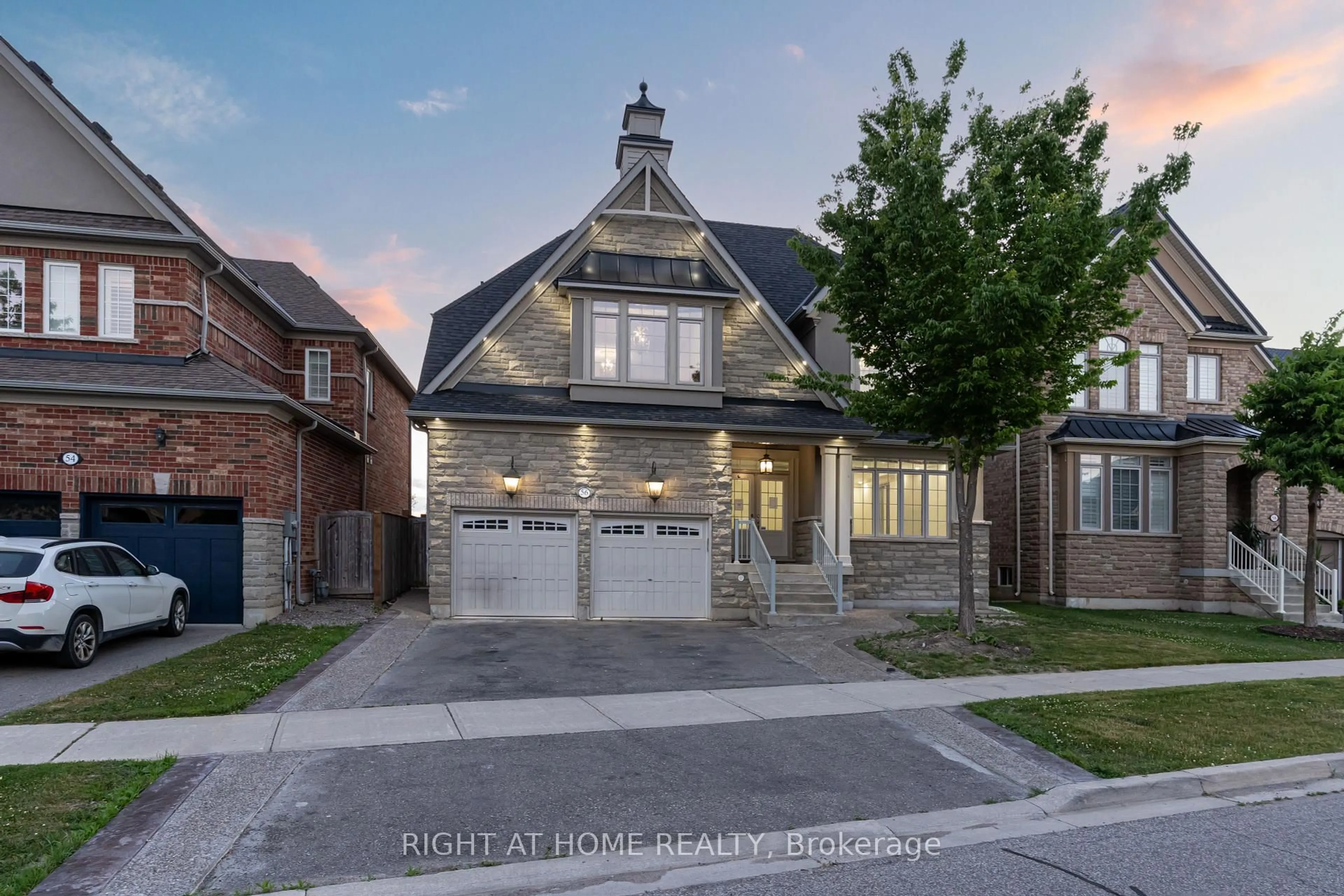 Home with brick exterior material, street for 56 Gentle Fox Dr, Caledon Ontario L7C 3S6
