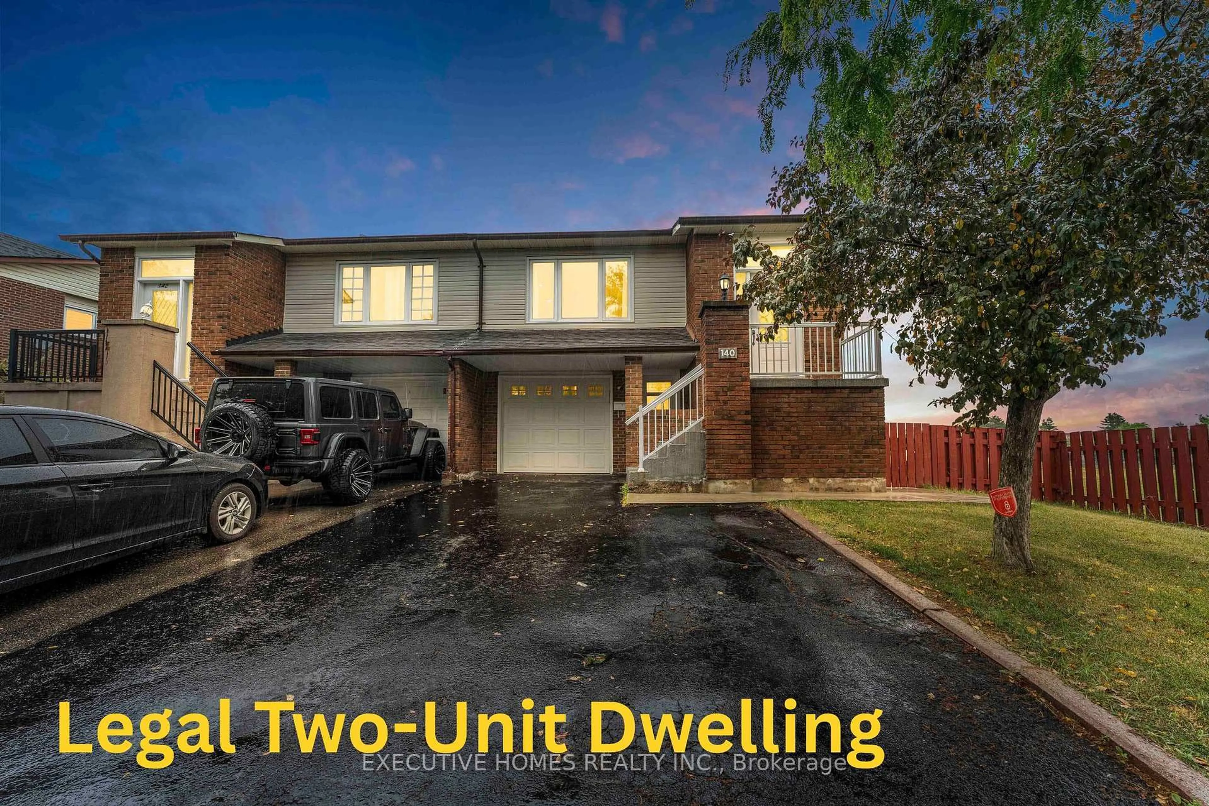 A pic from outside/outdoor area/front of a property/back of a property/a pic from drone, street for 140 Weybridge Tr, Brampton Ontario L6V 3W2