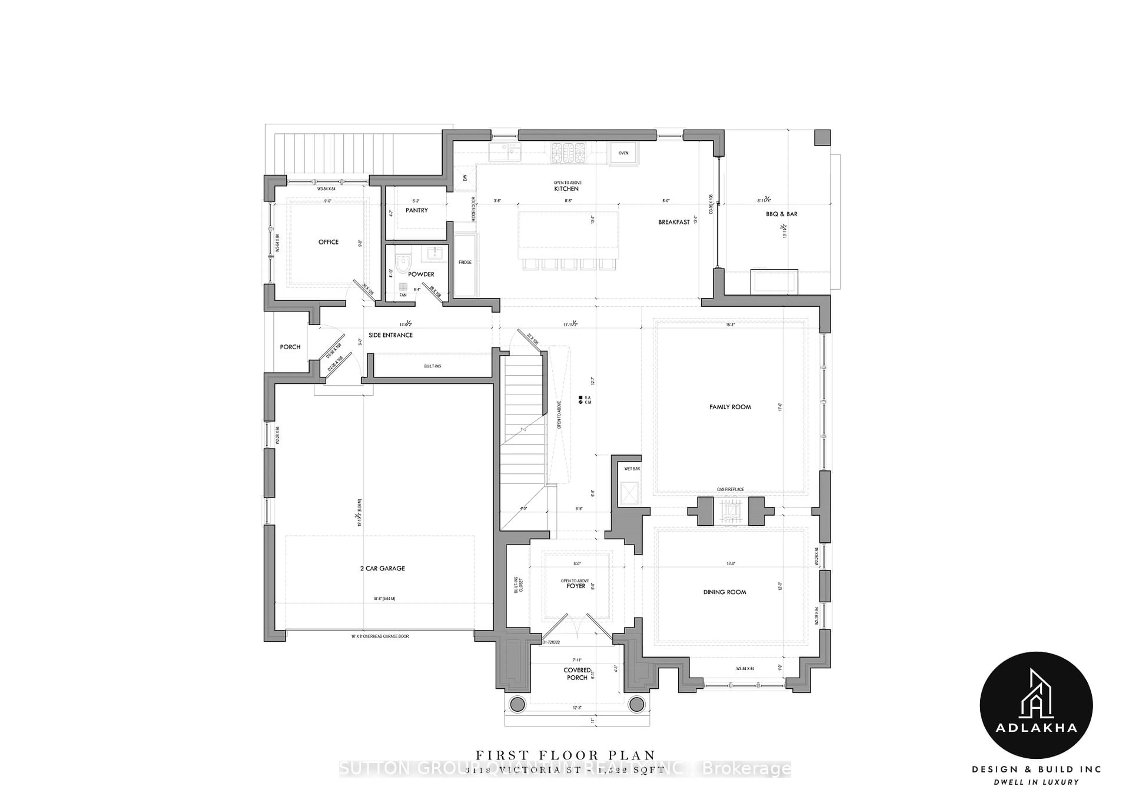 Floor plan for 3118 Victoria St, Oakville Ontario L6L 1K2